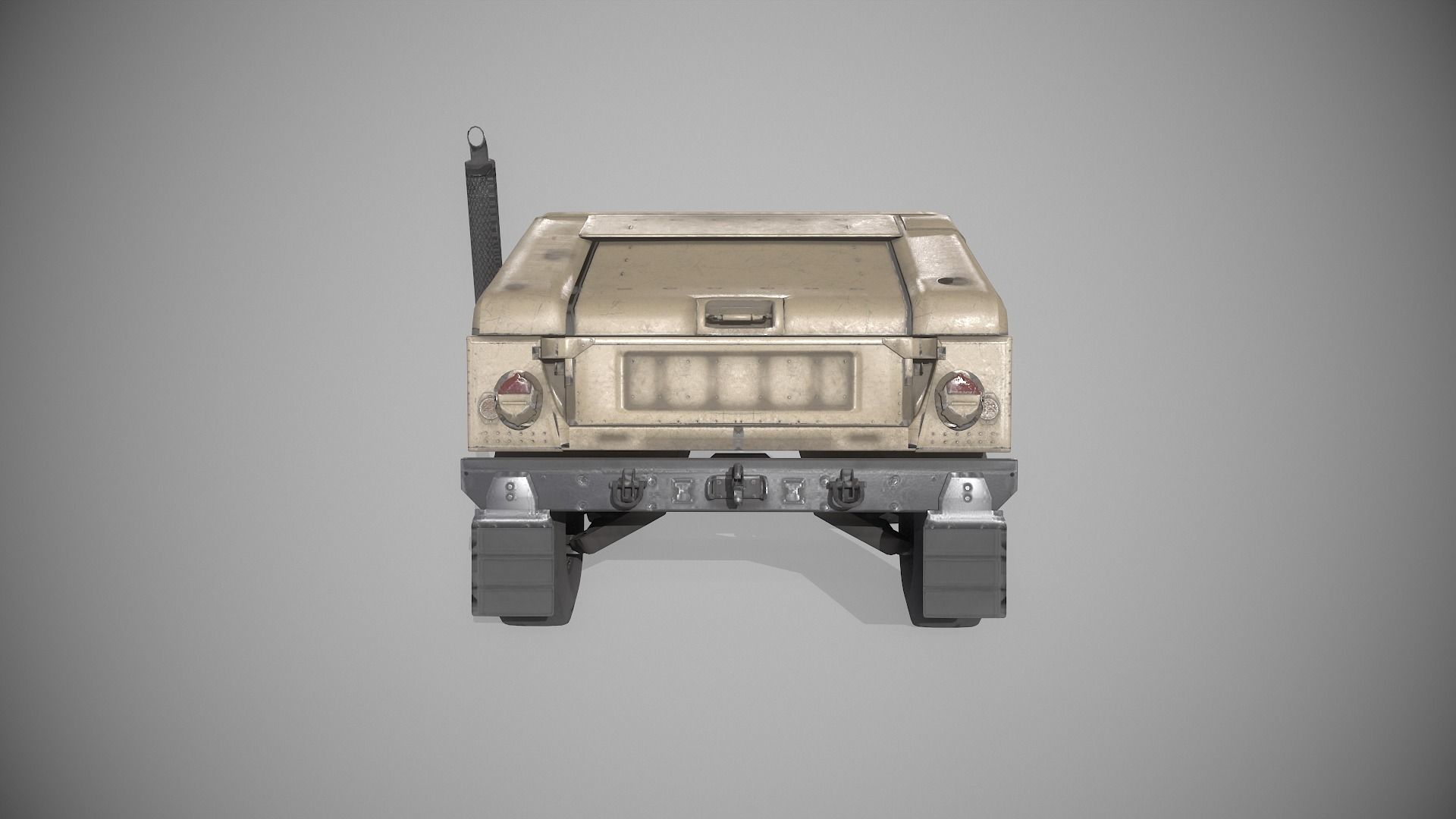 Humvee 3D LowPoly Game Model Low-poly 3D model_4