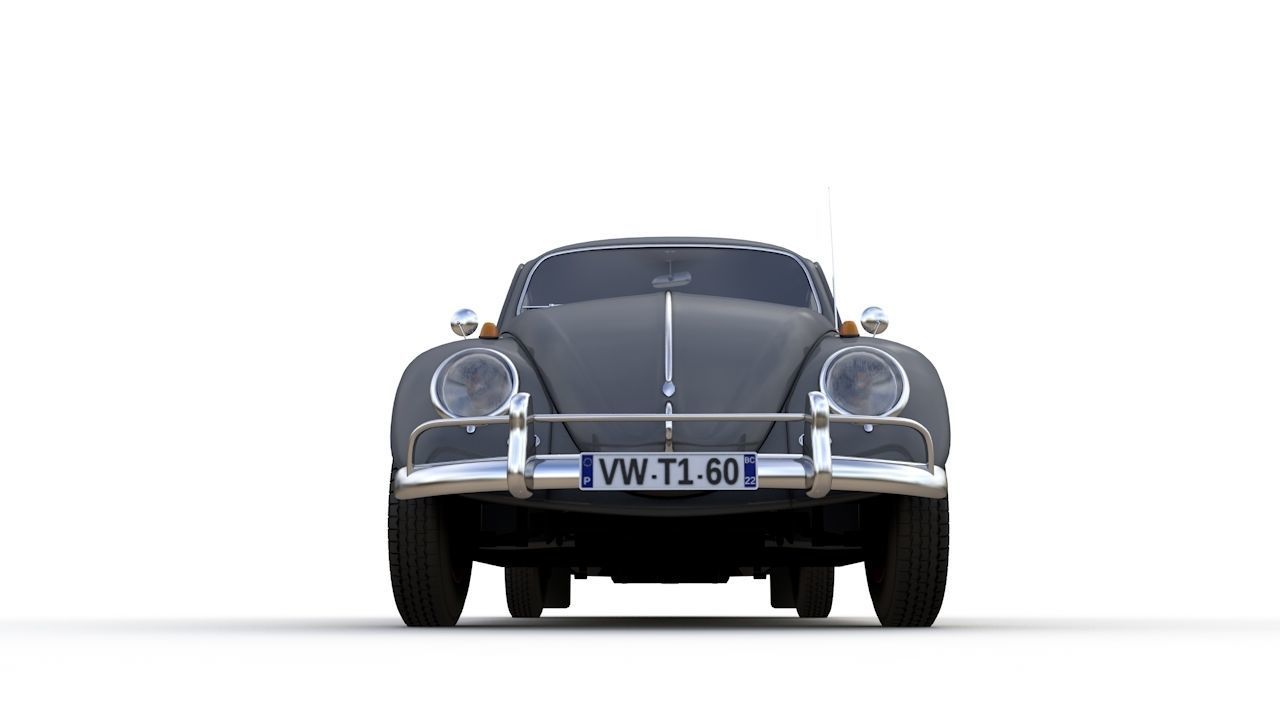 Volkswagen Beetle 1960 3D model_9