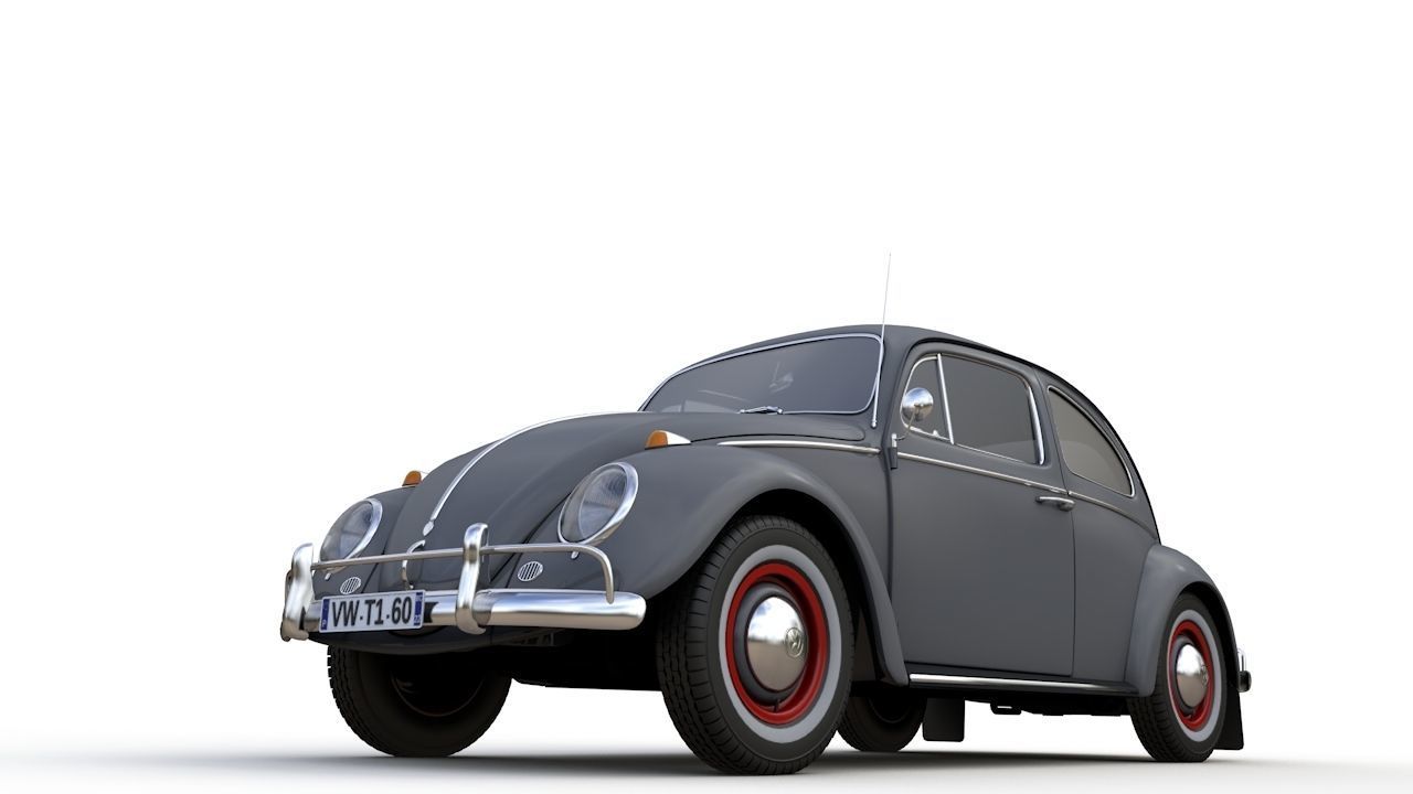 Volkswagen Beetle 1960 3D model_8