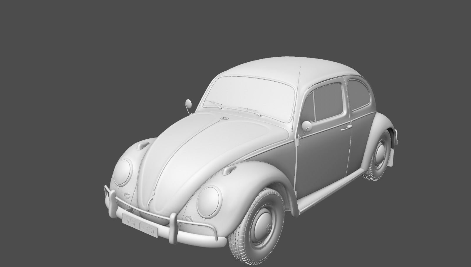 Volkswagen Beetle 1960 3D model_15