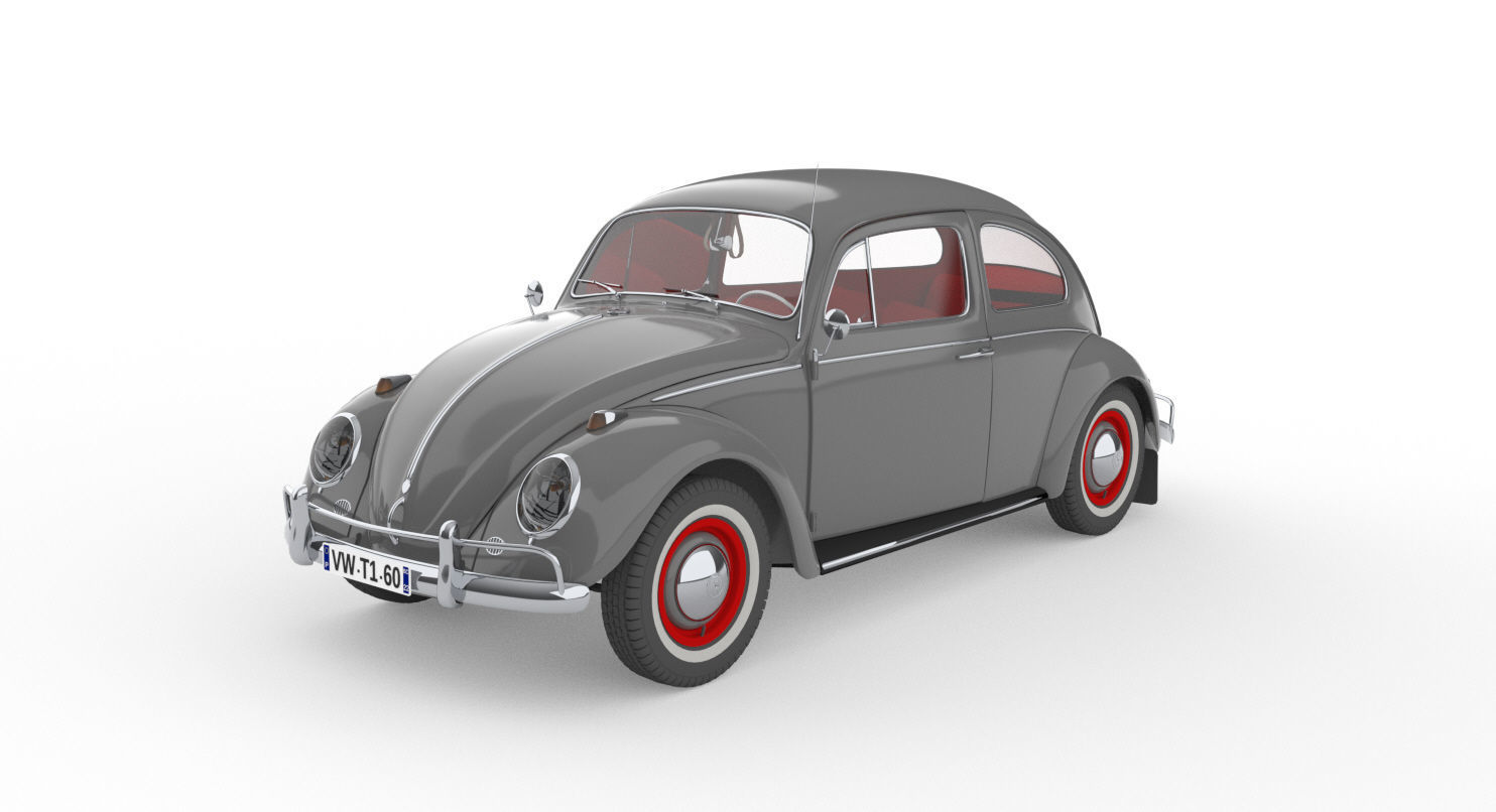Volkswagen Beetle 1960 3D model_18