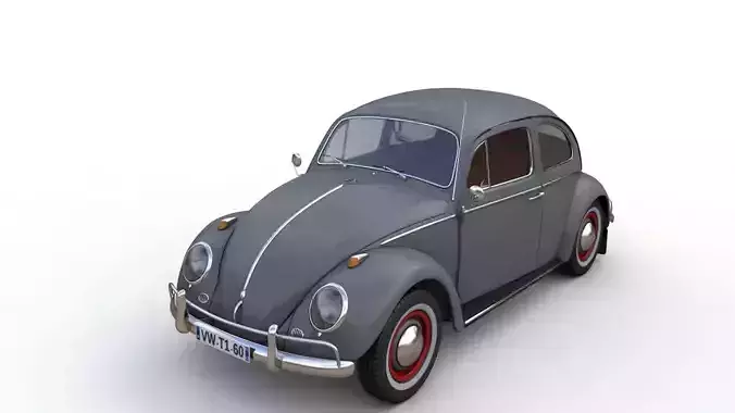 Volkswagen Beetle 1960 3D model