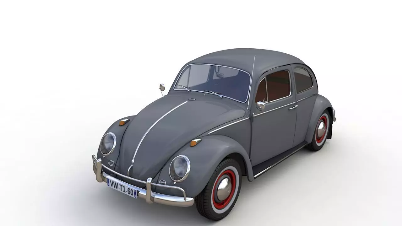 Volkswagen Beetle 1960 3D model_0