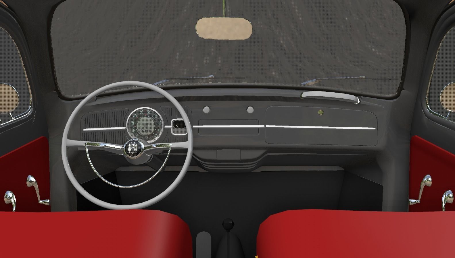 Volkswagen Beetle 1960 3D model_12