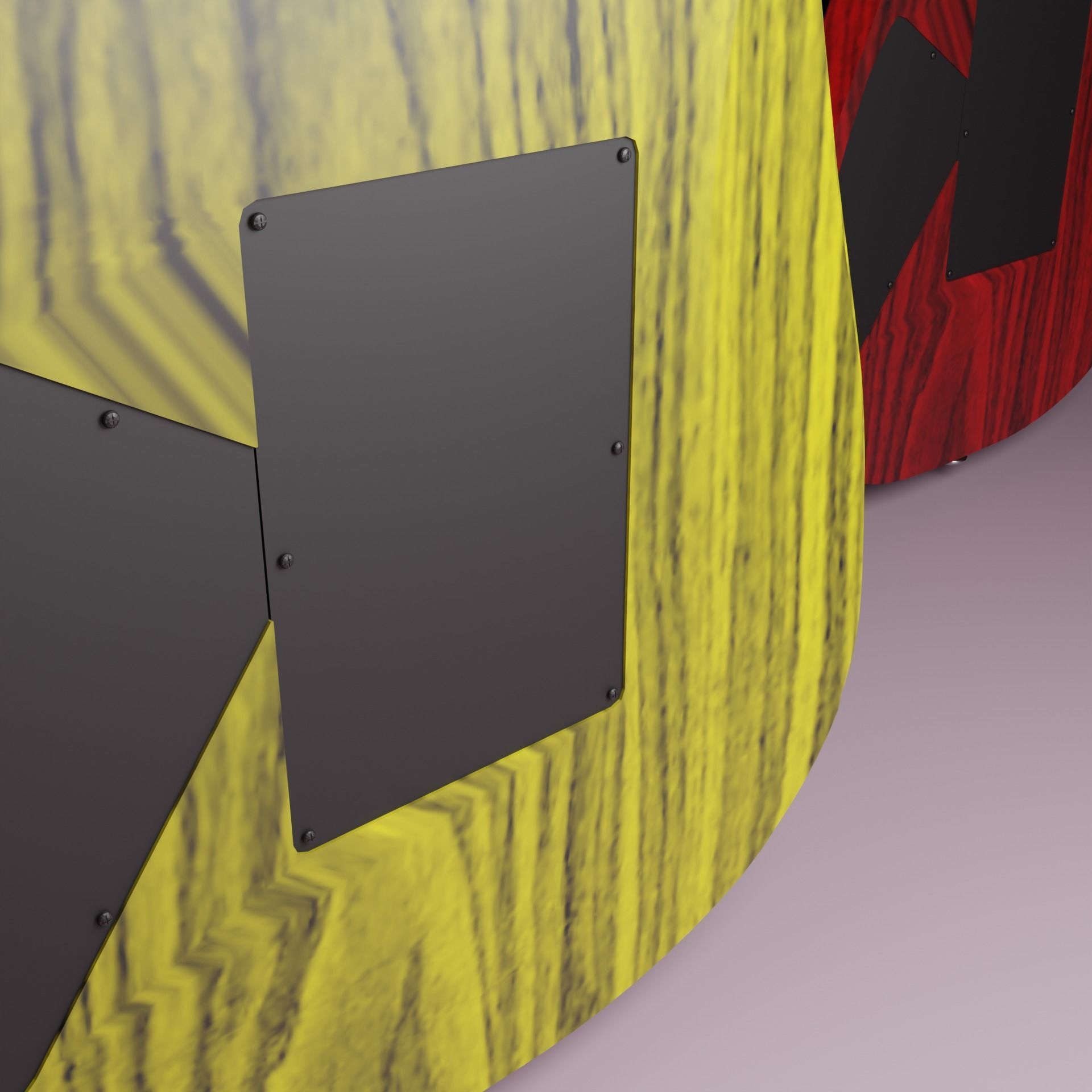 Electric guitar 3D model_4