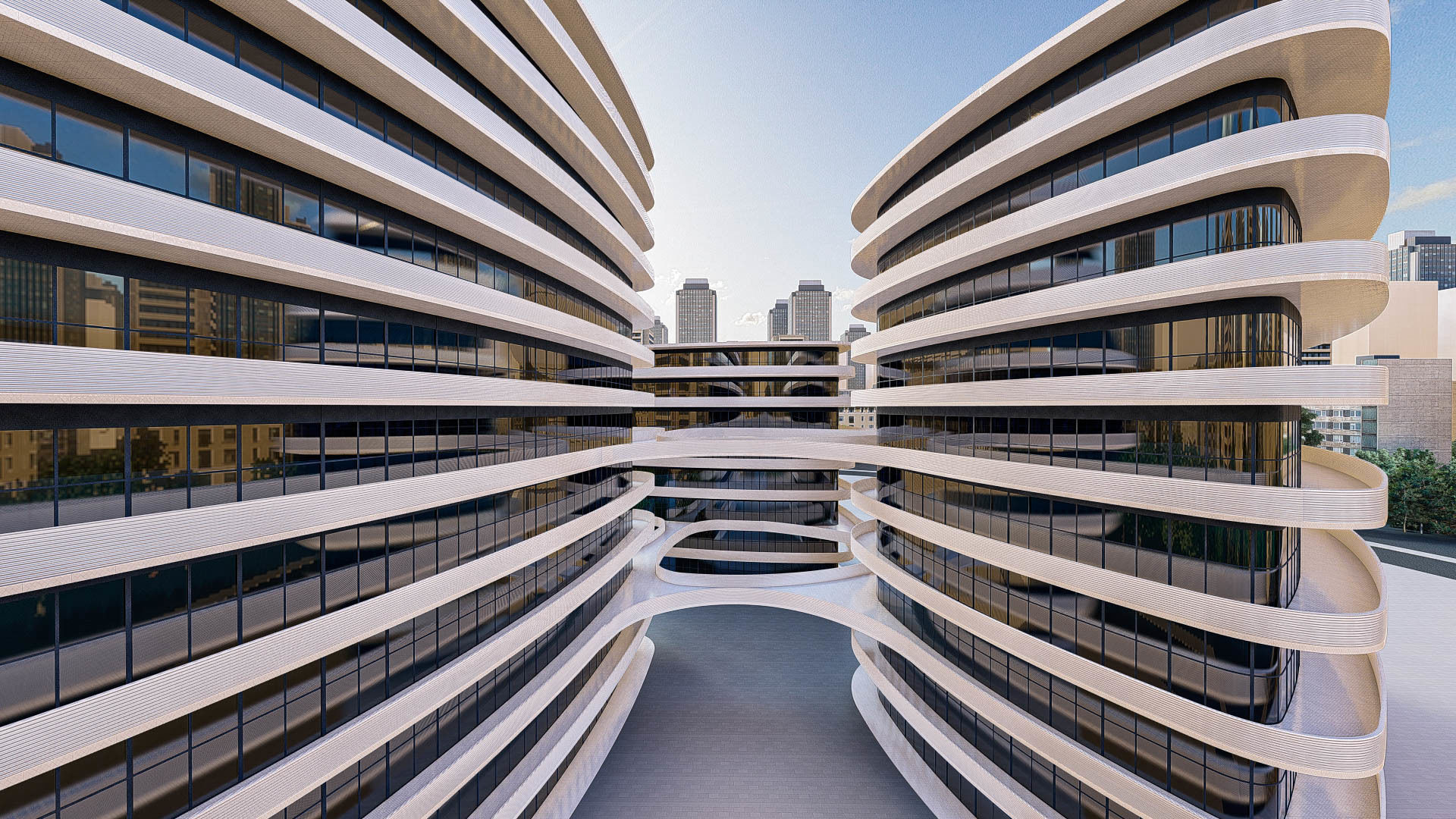 University Complex Building  3D model_5