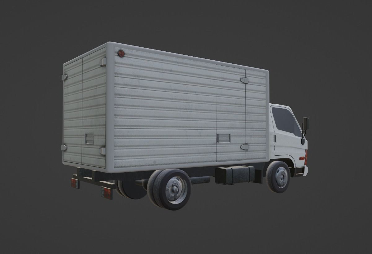 Hyundai HD 45 Low-poly 3D model_9