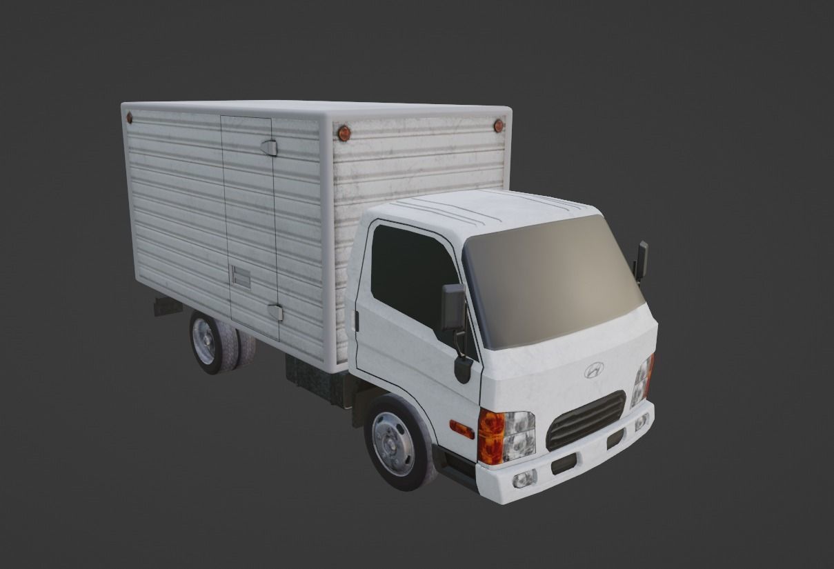 Hyundai HD 45 Low-poly 3D model_2