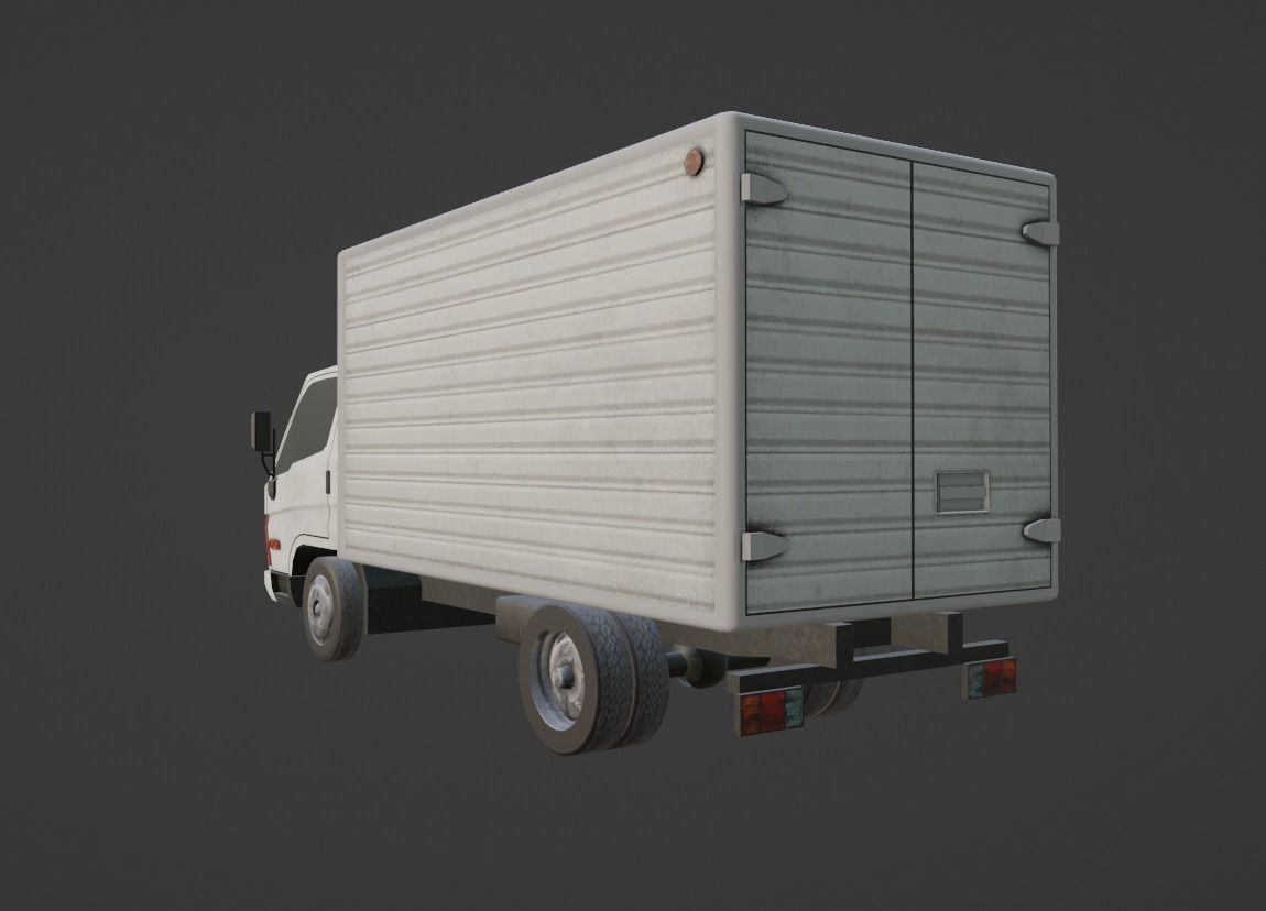 Hyundai HD 45 Low-poly 3D model_7