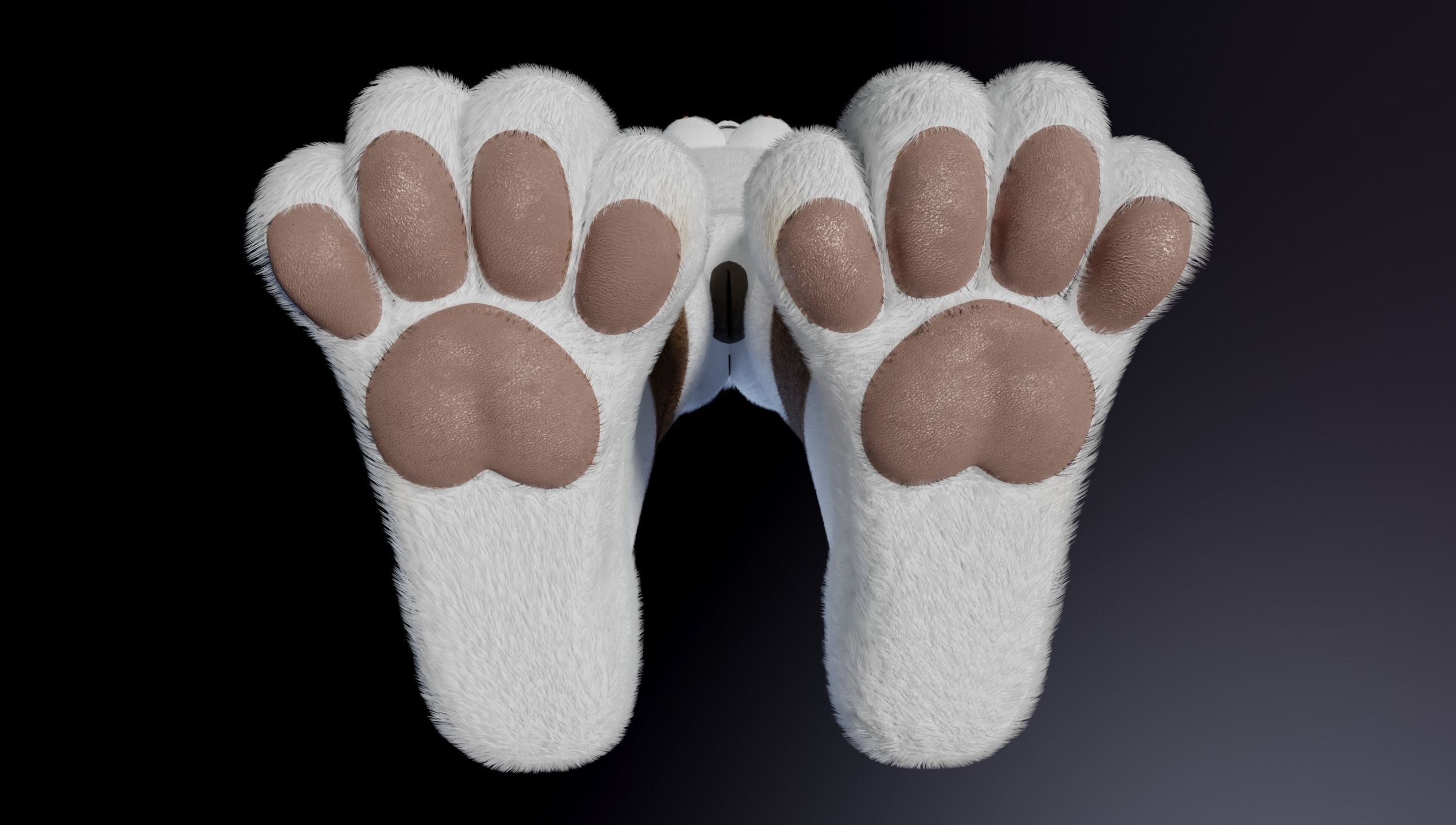 Carly Anthro Rabbit 3D model_13