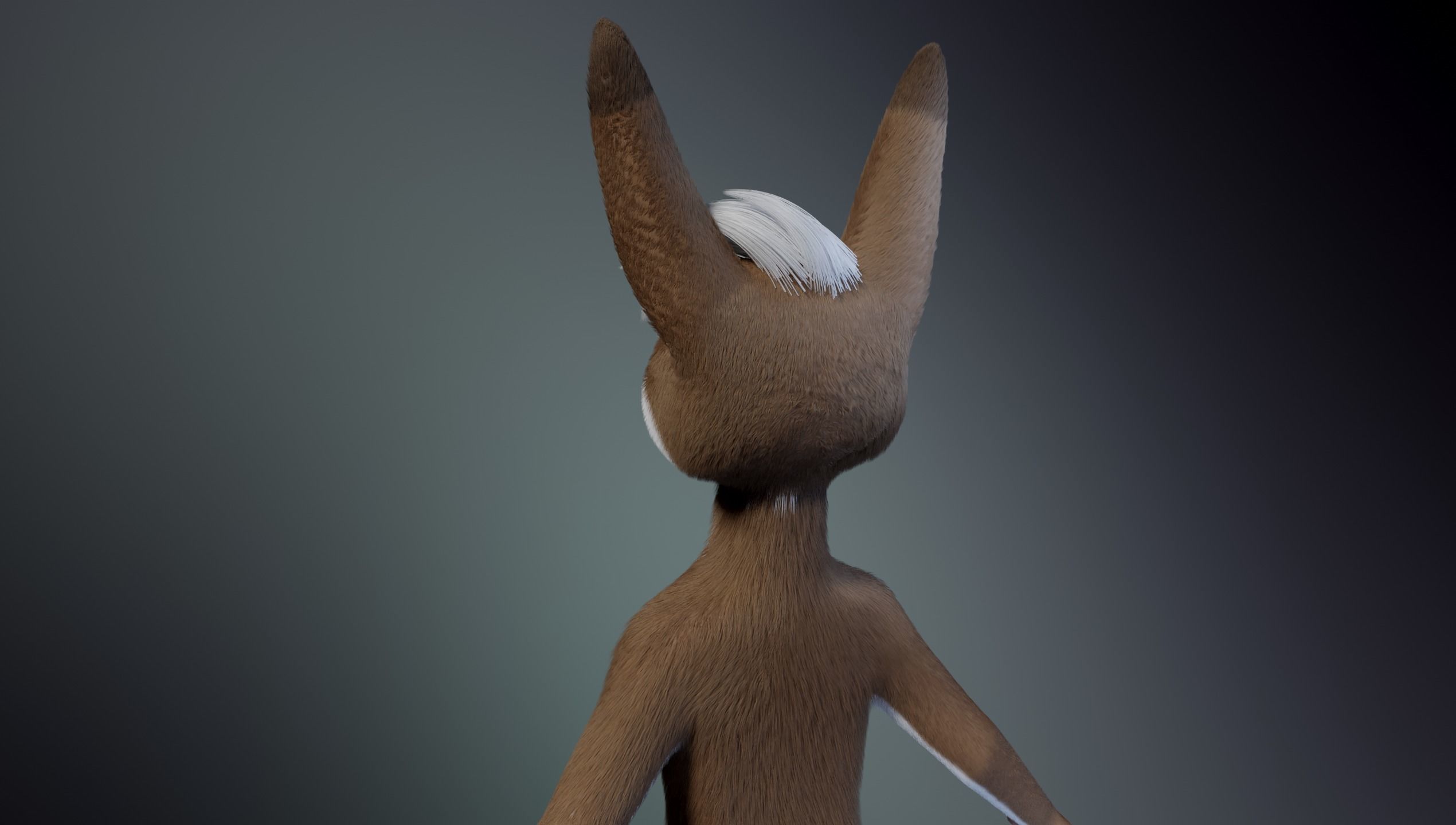 Carly Anthro Rabbit 3D model_5