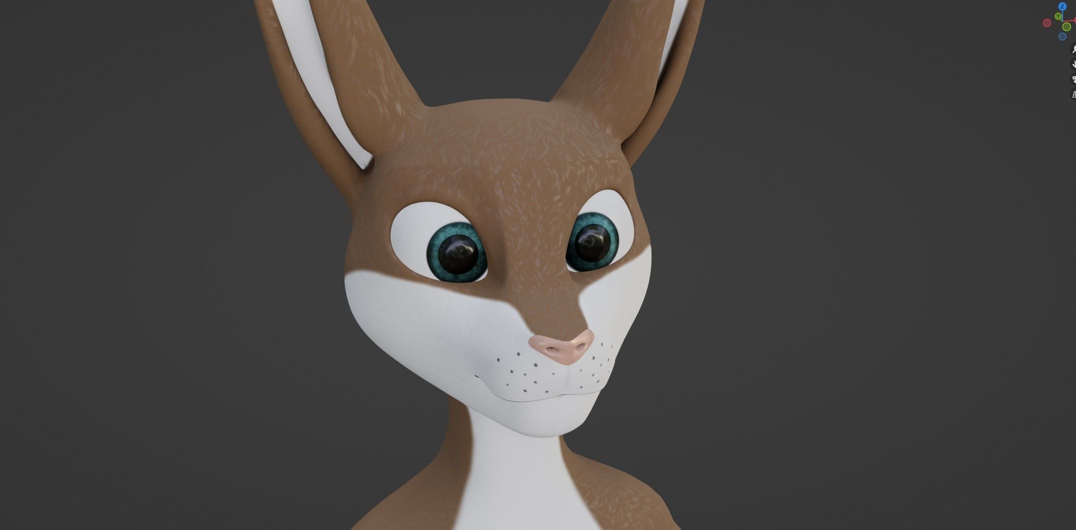 Carly Anthro Rabbit 3D model_47