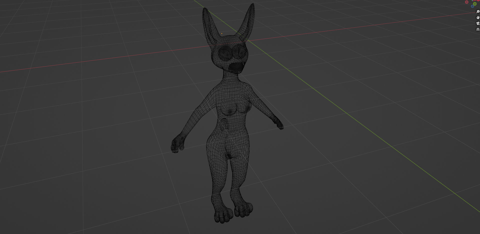 Carly Anthro Rabbit 3D model_39