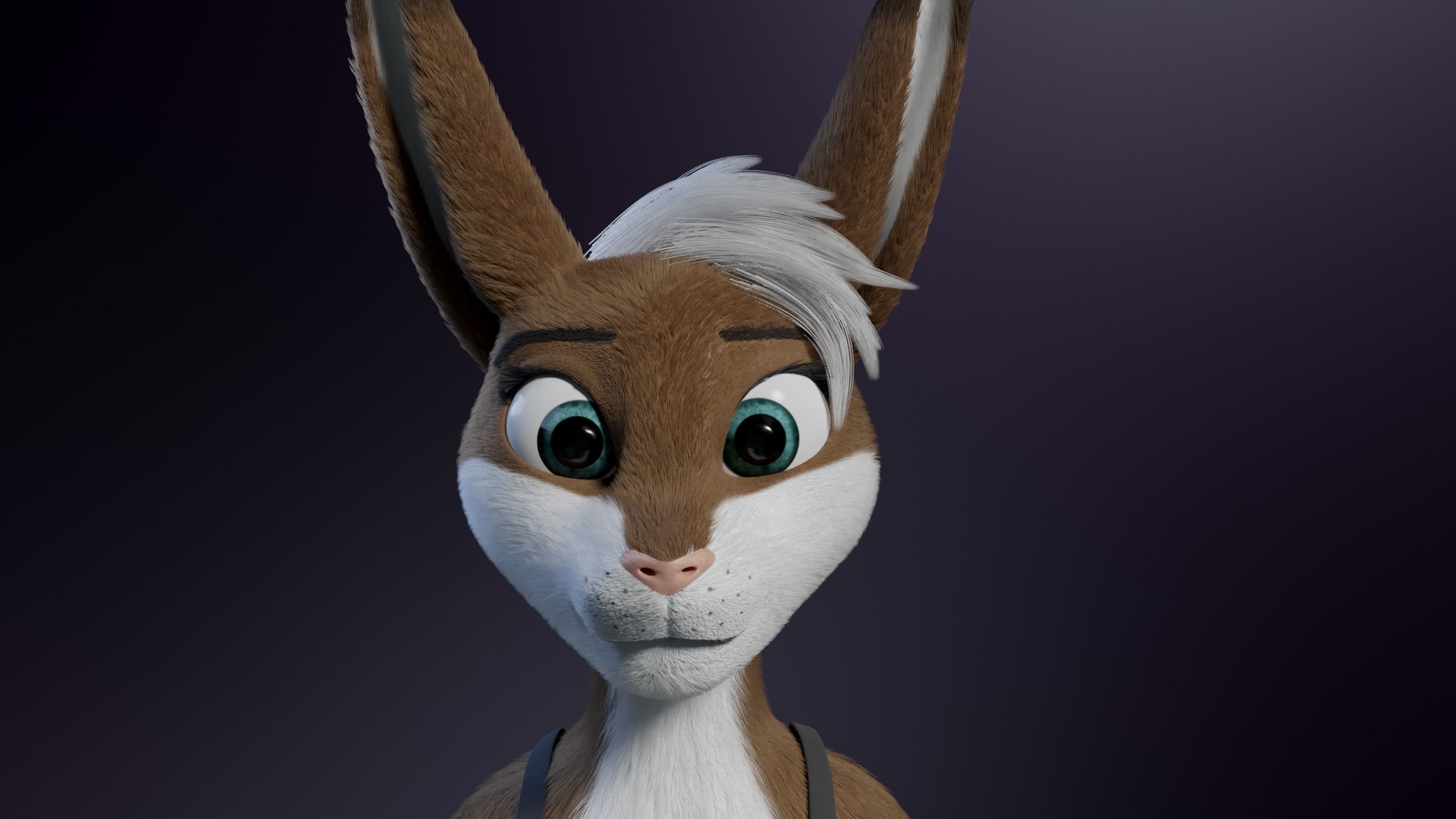 Carly Anthro Rabbit 3D model_3