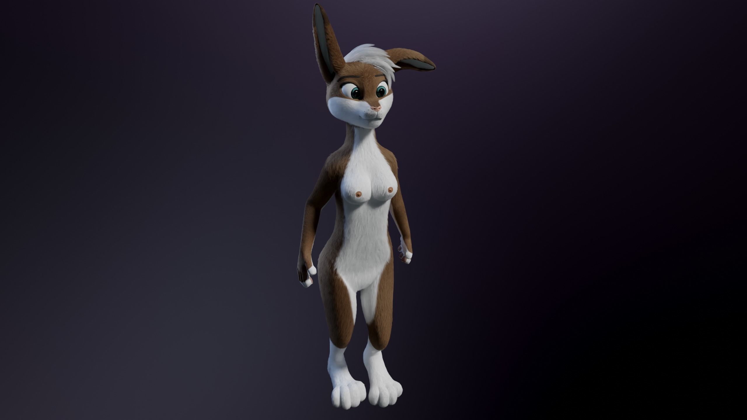 Carly Anthro Rabbit 3D model_19