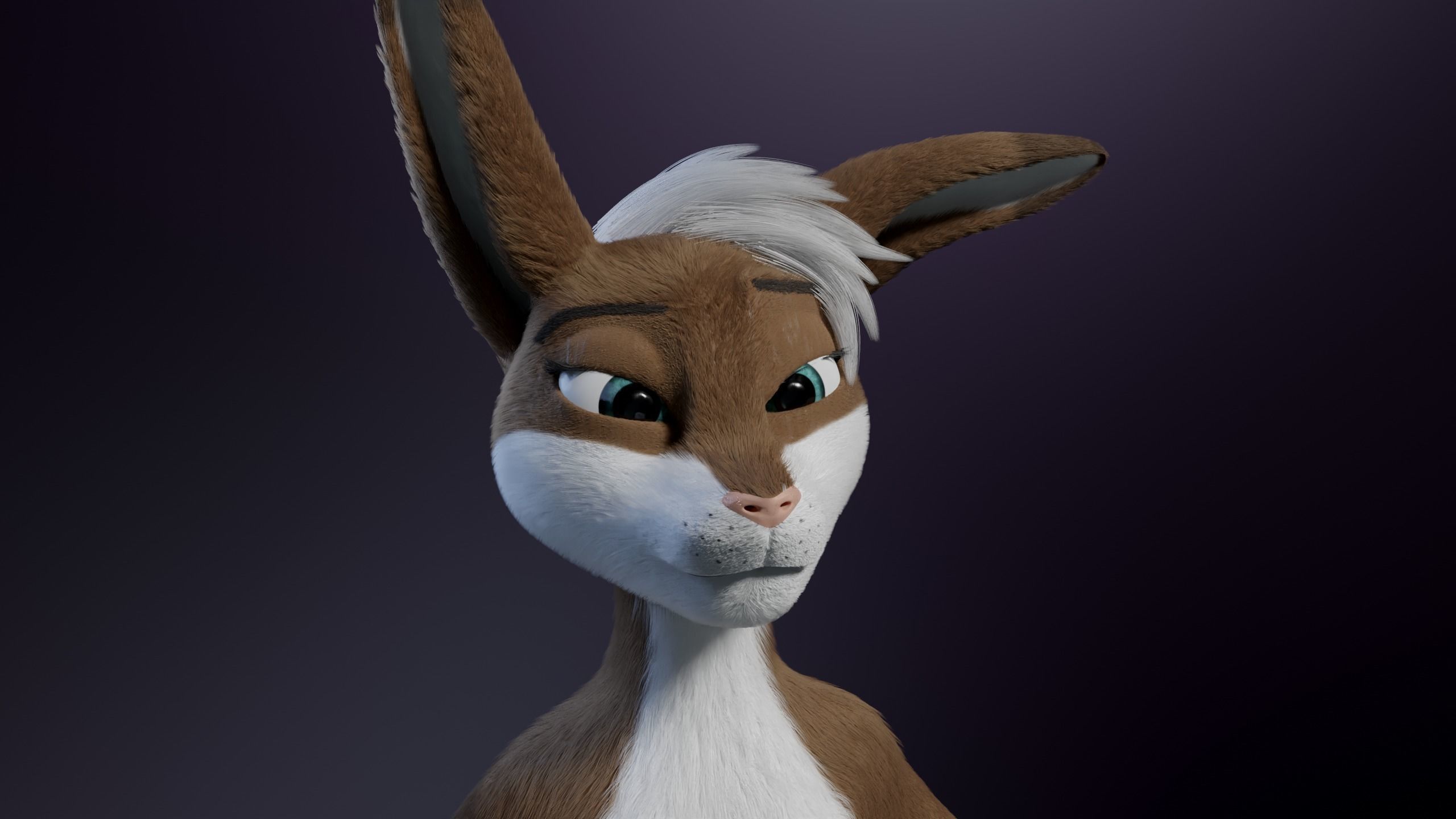 Carly Anthro Rabbit 3D model_36