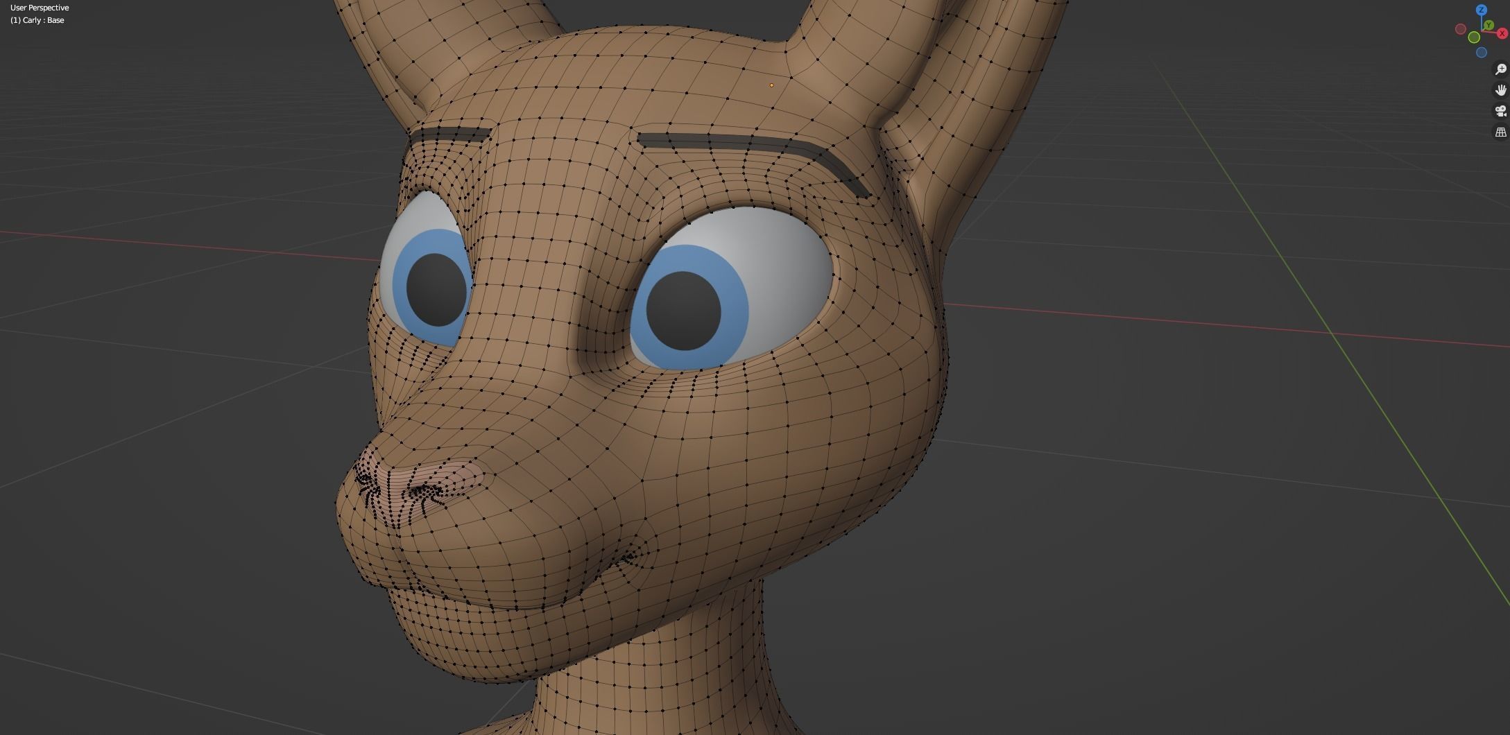 Carly Anthro Rabbit 3D model_63