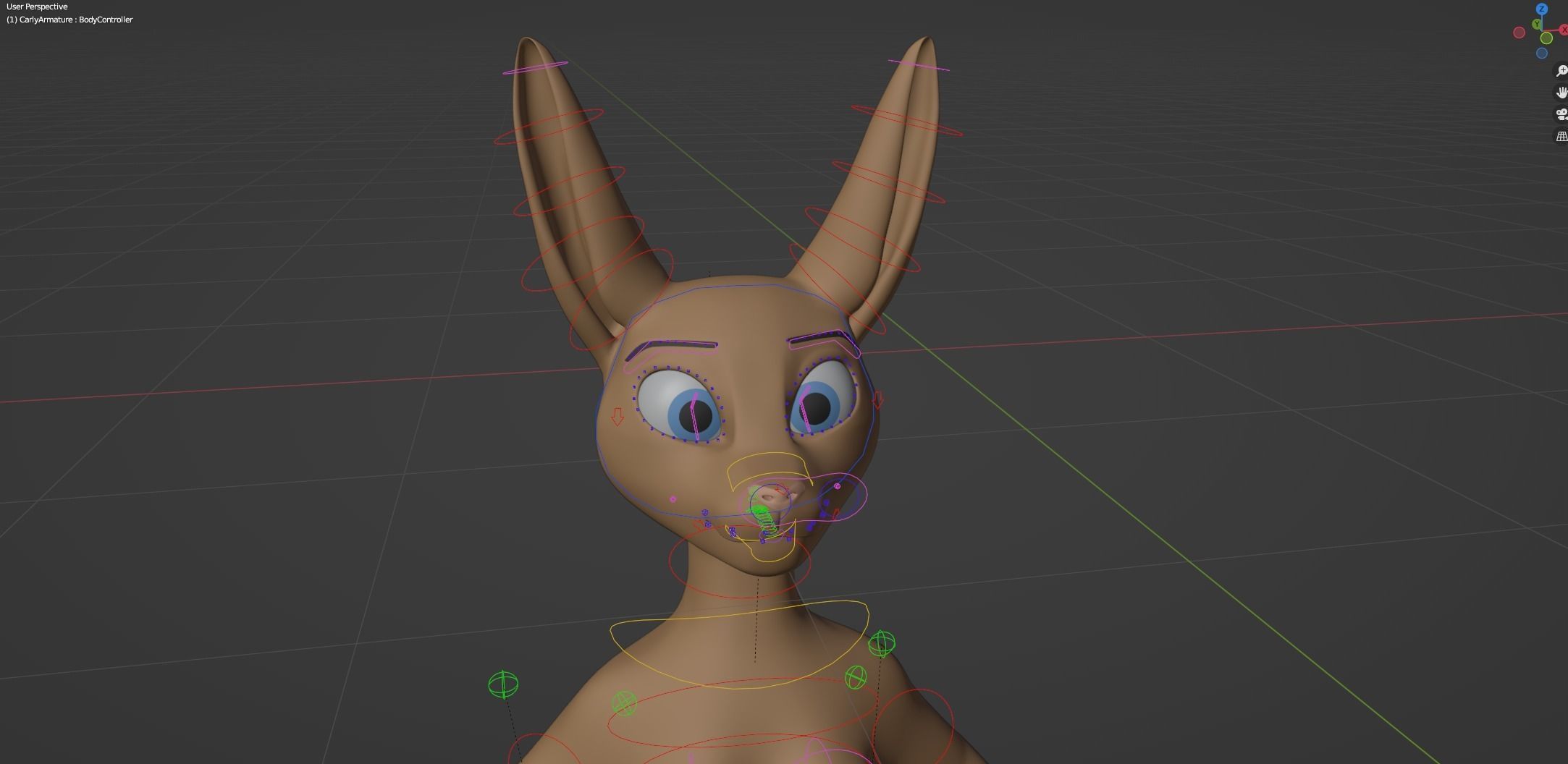 Carly Anthro Rabbit 3D model_45