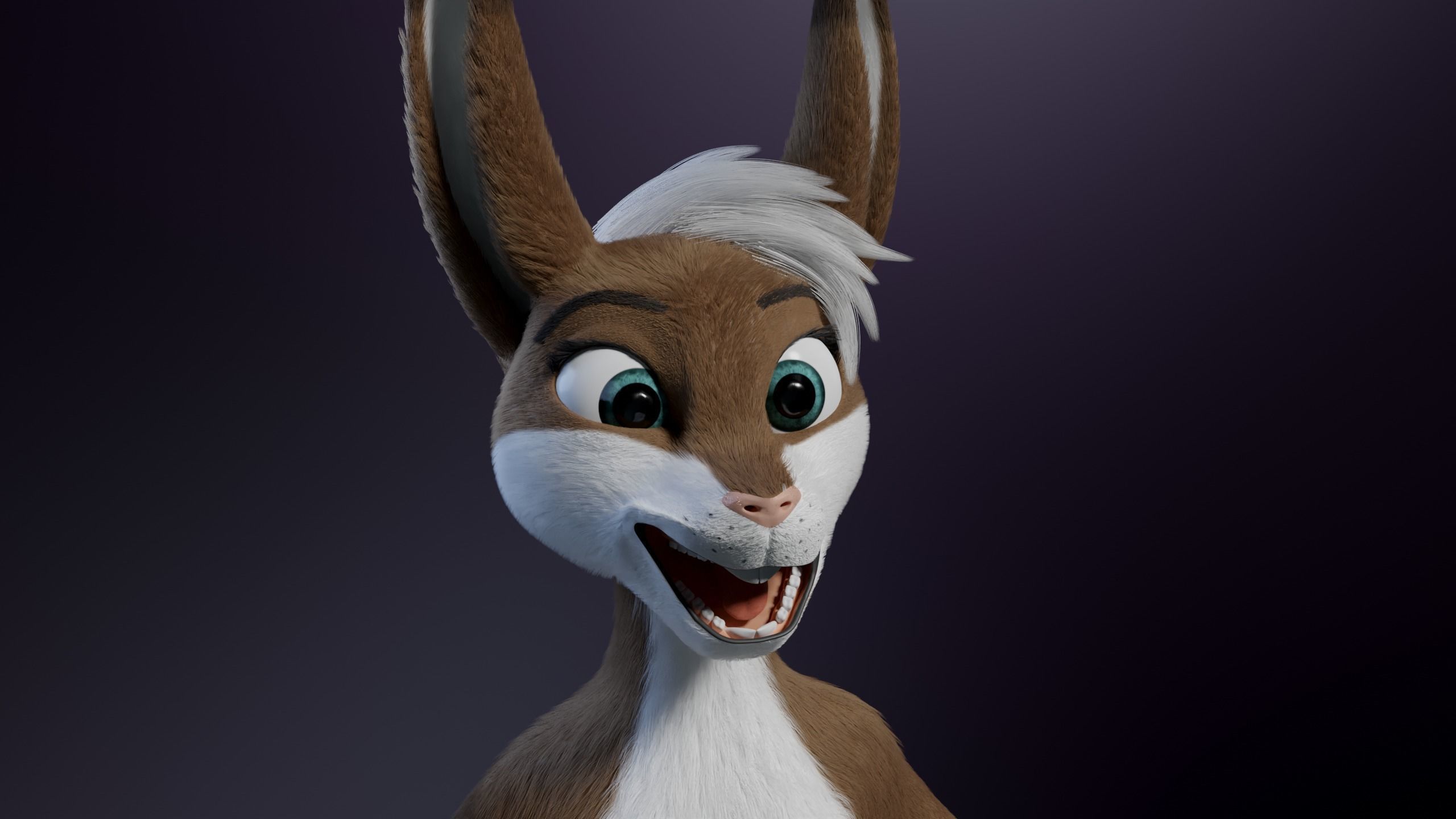 Carly Anthro Rabbit 3D model_37
