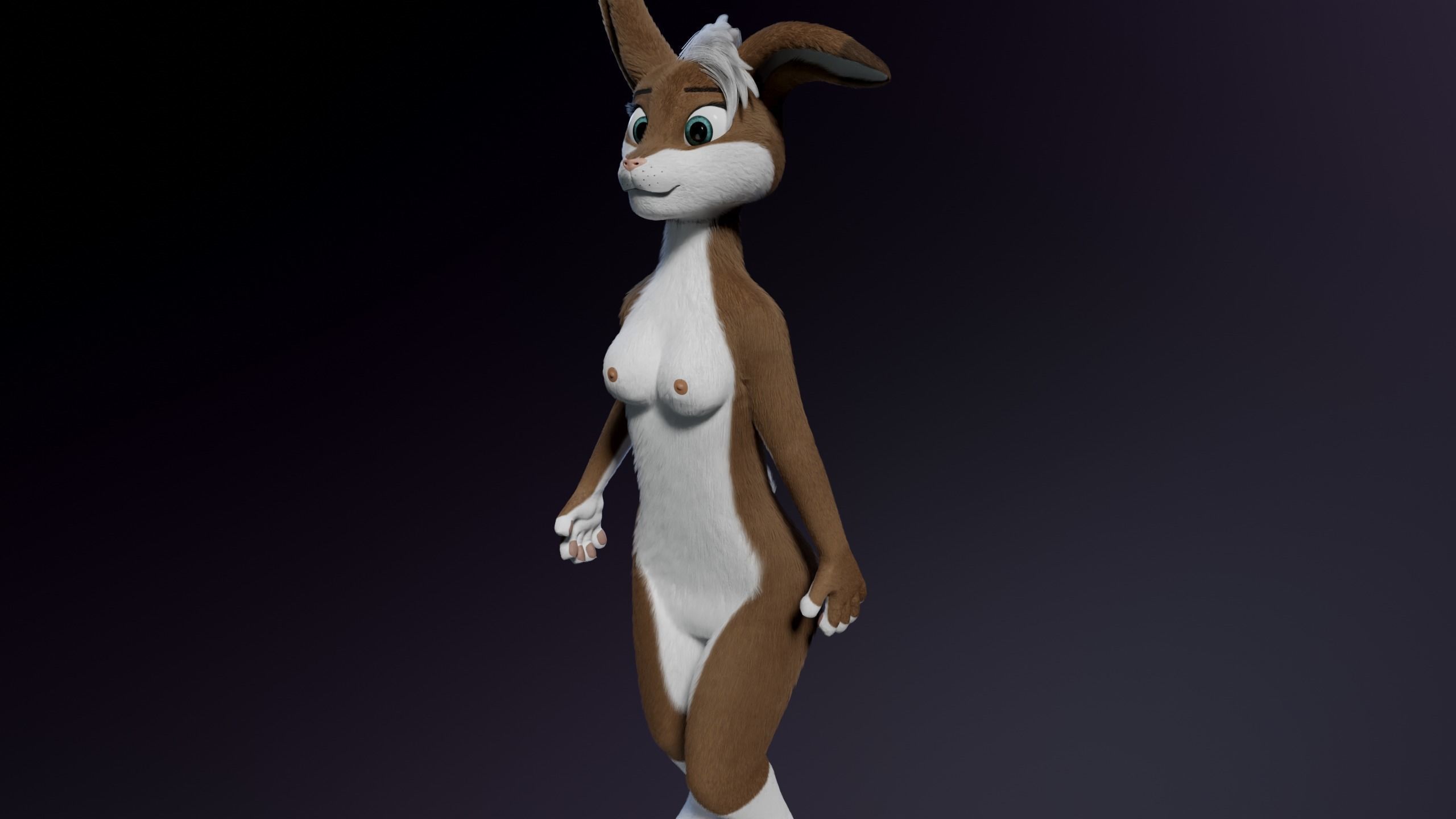 Carly Anthro Rabbit 3D model_20