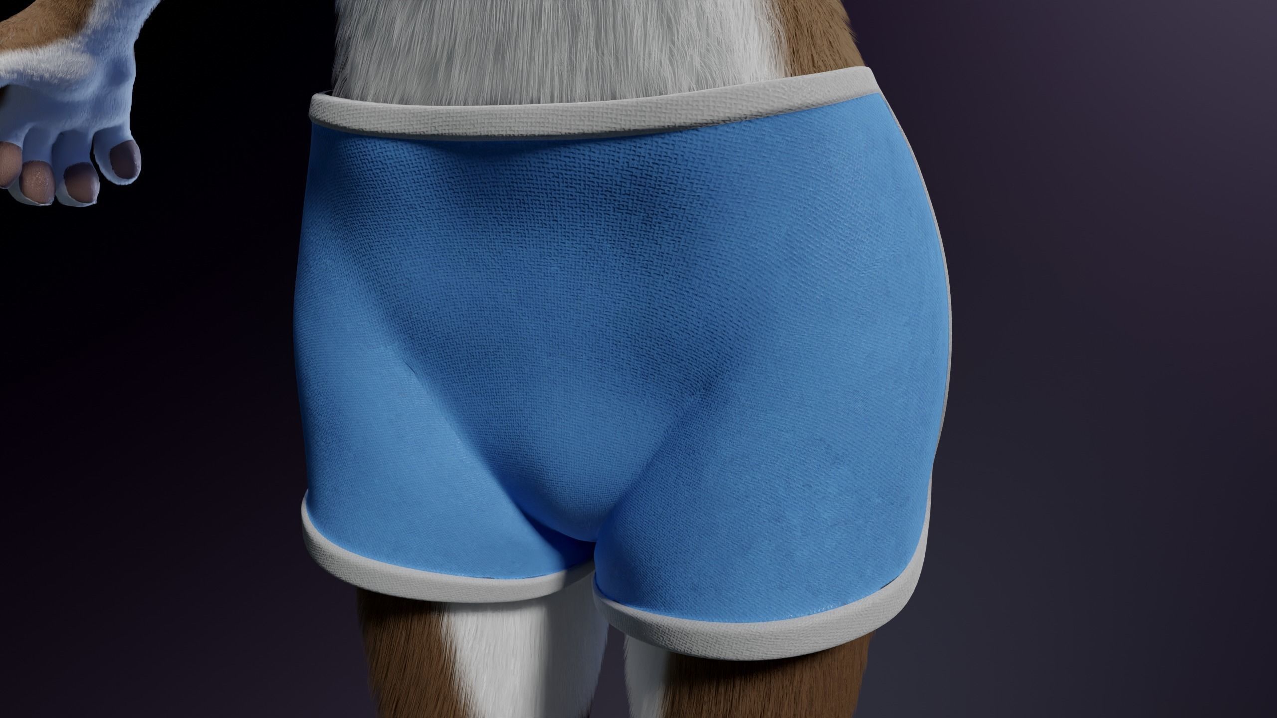 Carly Anthro Rabbit 3D model_27