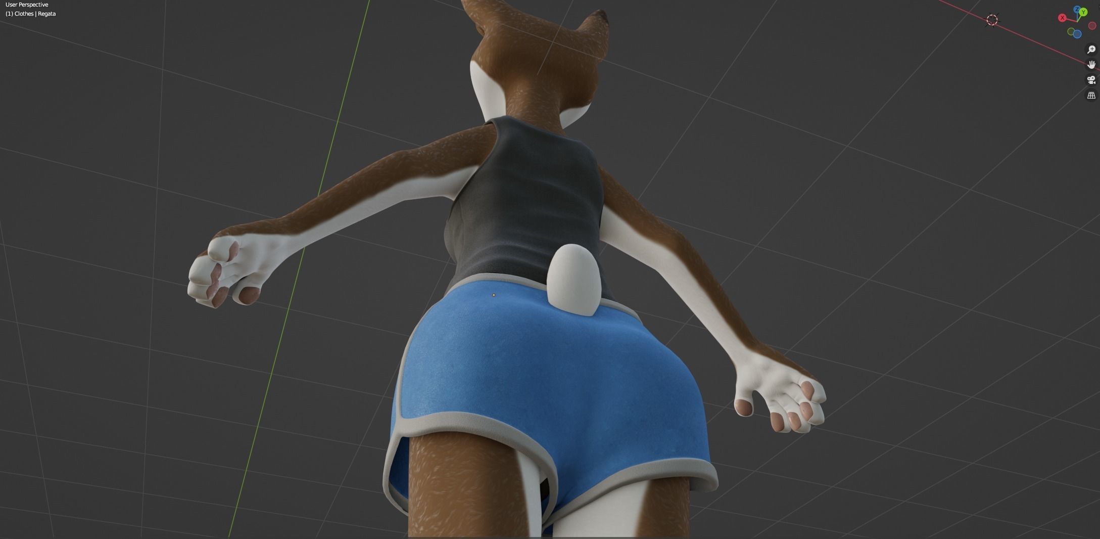 Carly Anthro Rabbit 3D model_91