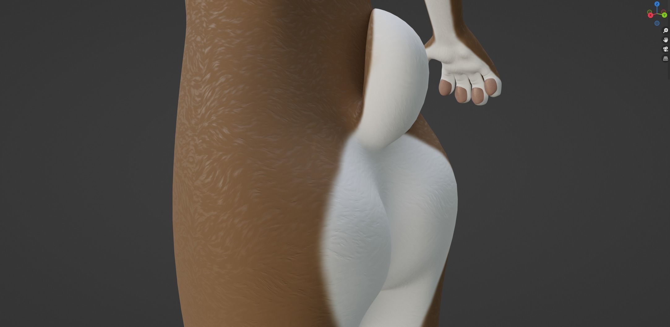 Carly Anthro Rabbit 3D model_60