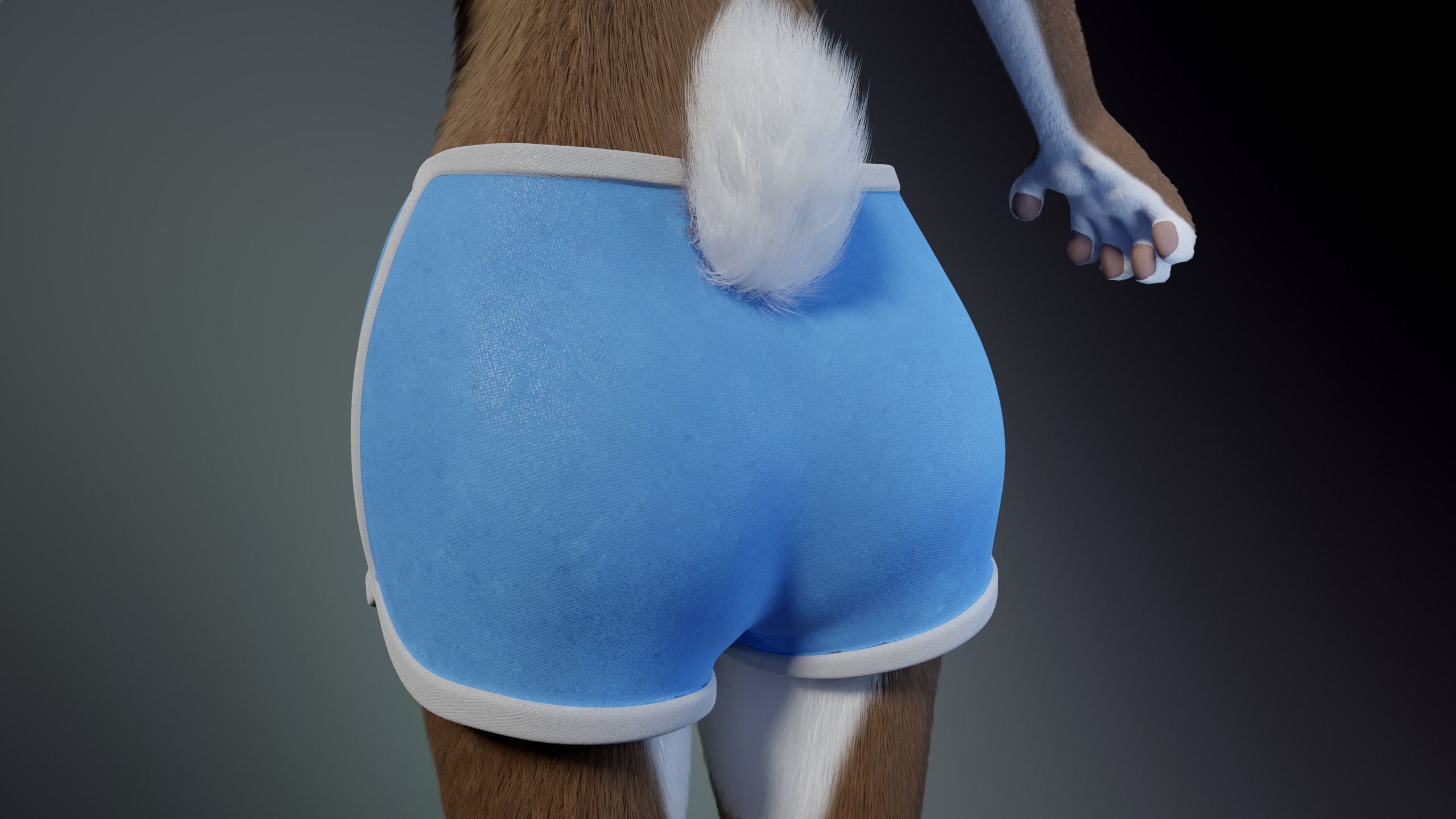 Carly Anthro Rabbit 3D model_28