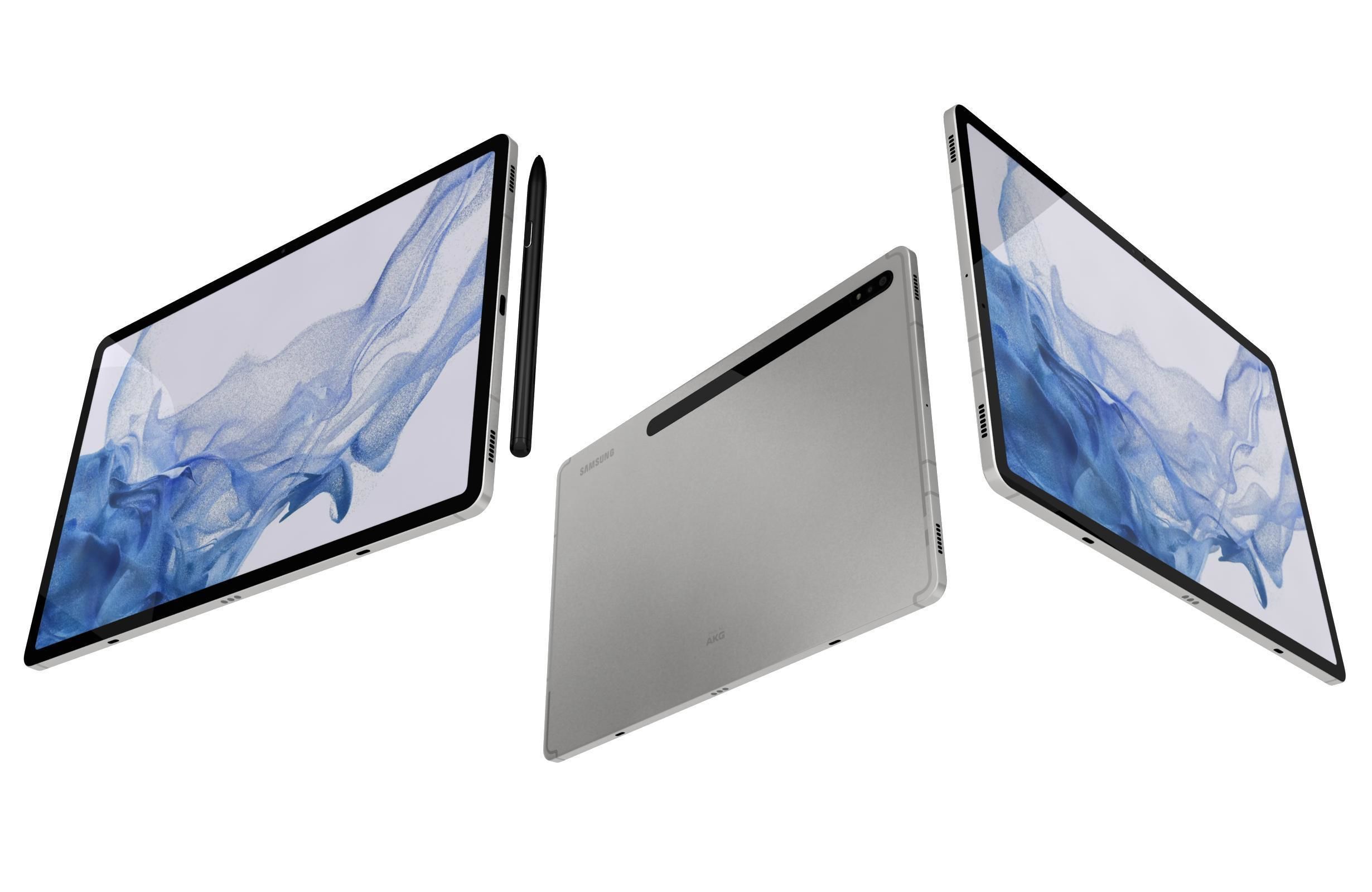 Samsung Galaxy Tab S8 All Colors 3D model_11