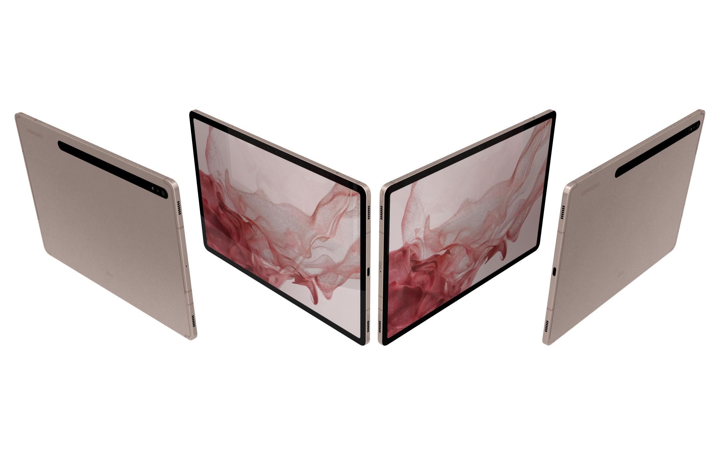 Samsung Galaxy Tab S8 All Colors 3D model_16