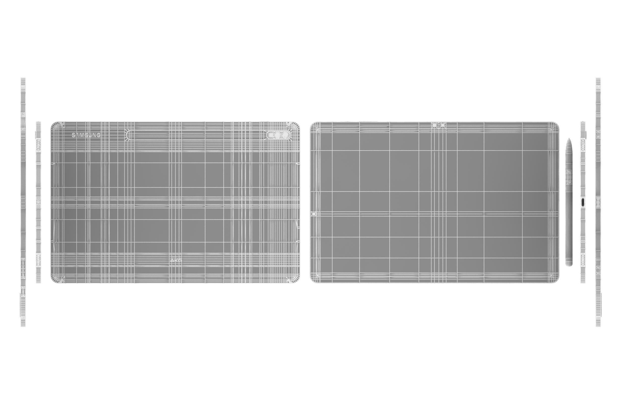 Samsung Galaxy Tab S8 All Colors 3D model_31