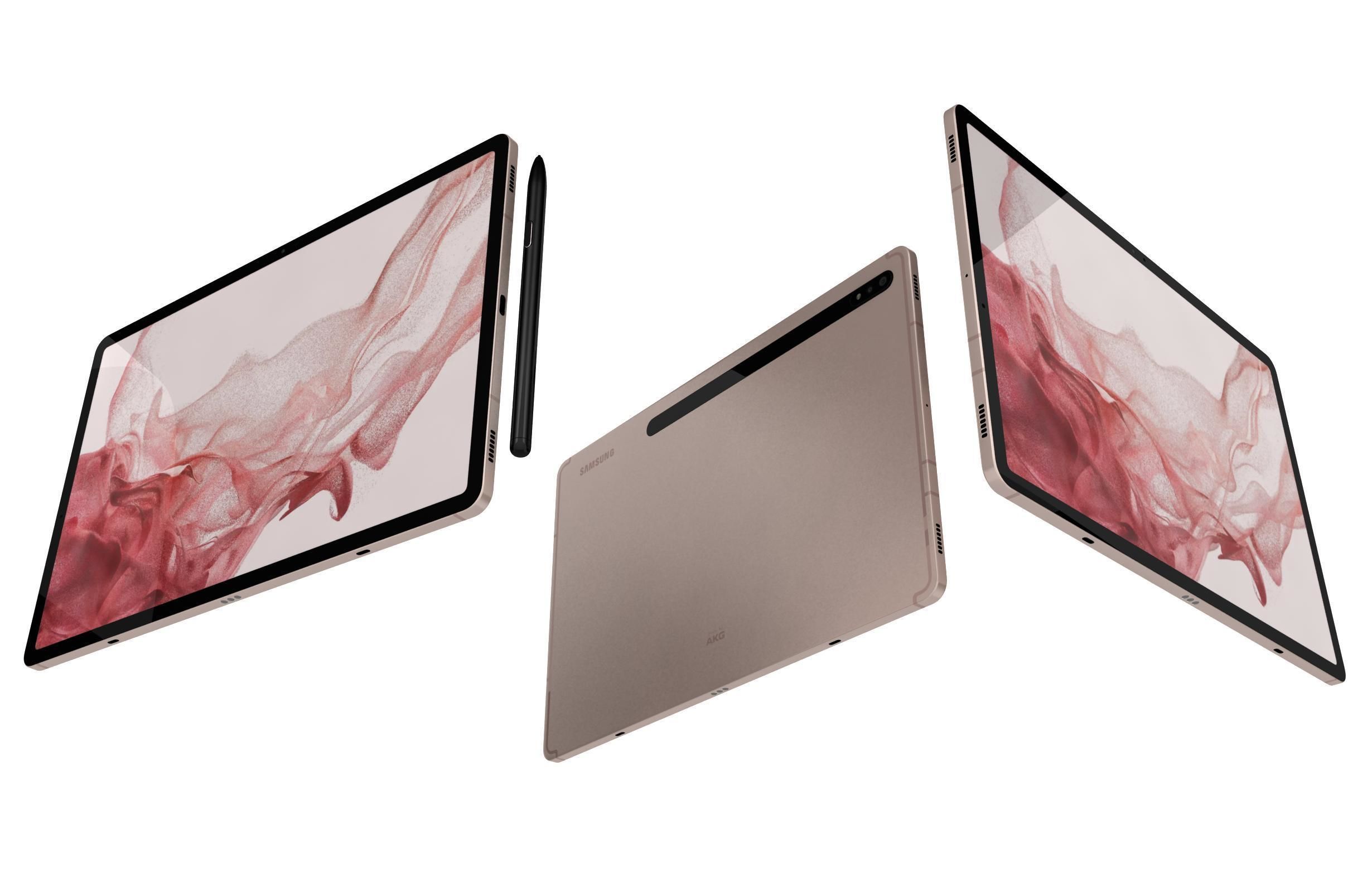 Samsung Galaxy Tab S8 All Colors 3D model_10