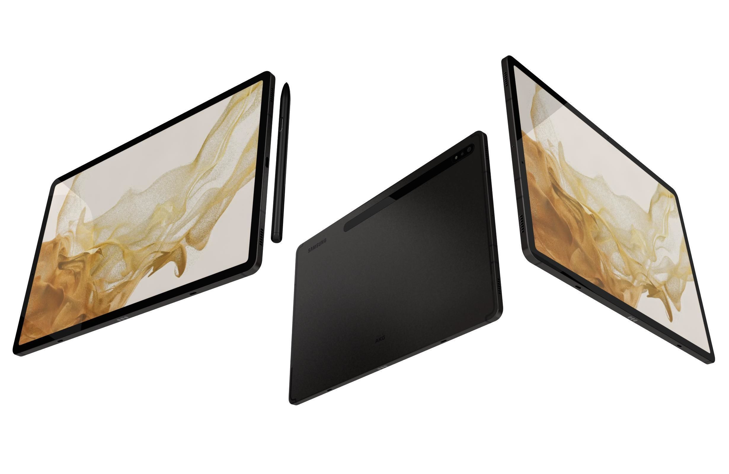 Samsung Galaxy Tab S8 All Colors 3D model_12