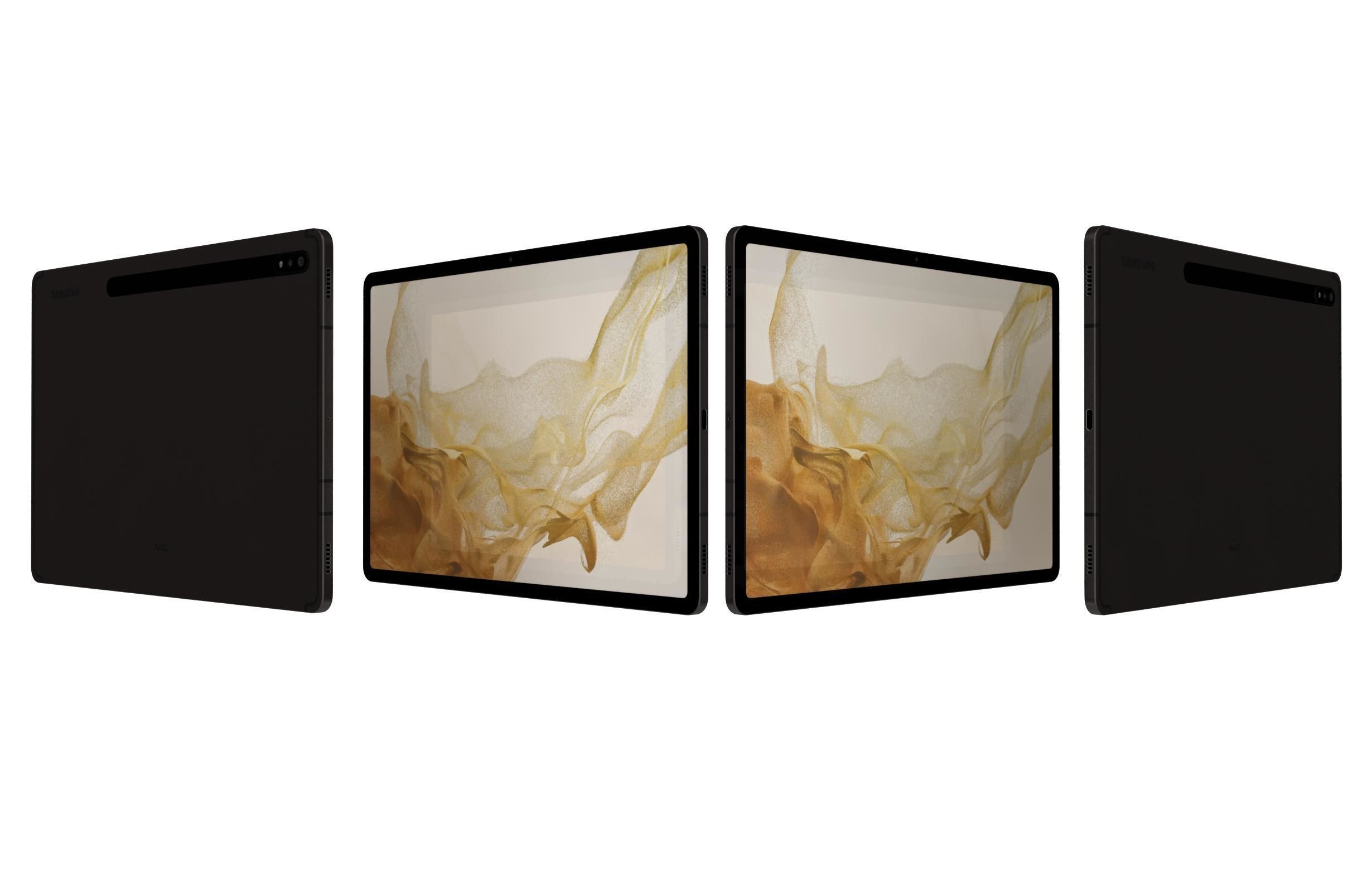 Samsung Galaxy Tab S8 All Colors 3D model_15