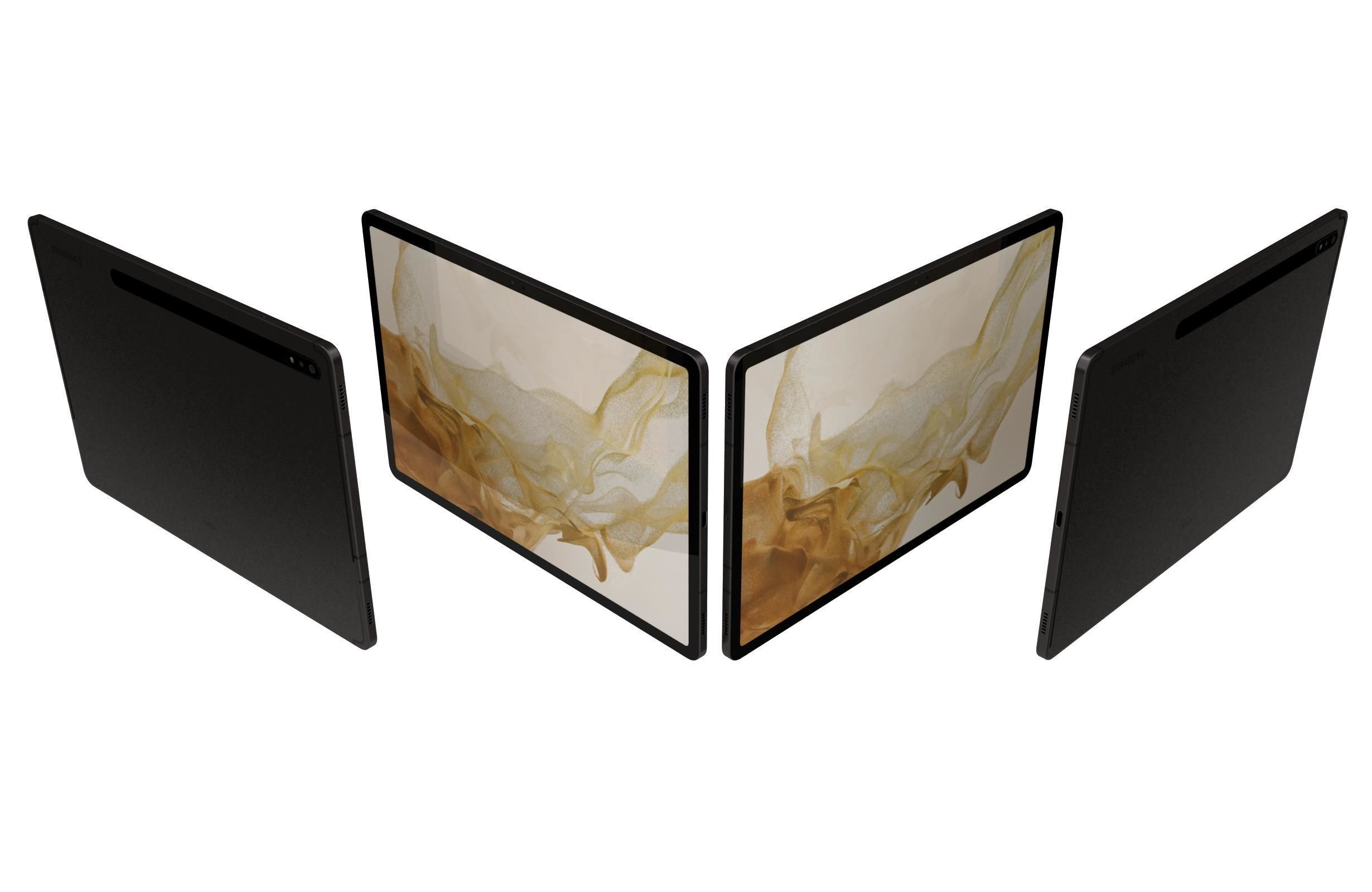 Samsung Galaxy Tab S8 All Colors 3D model_18