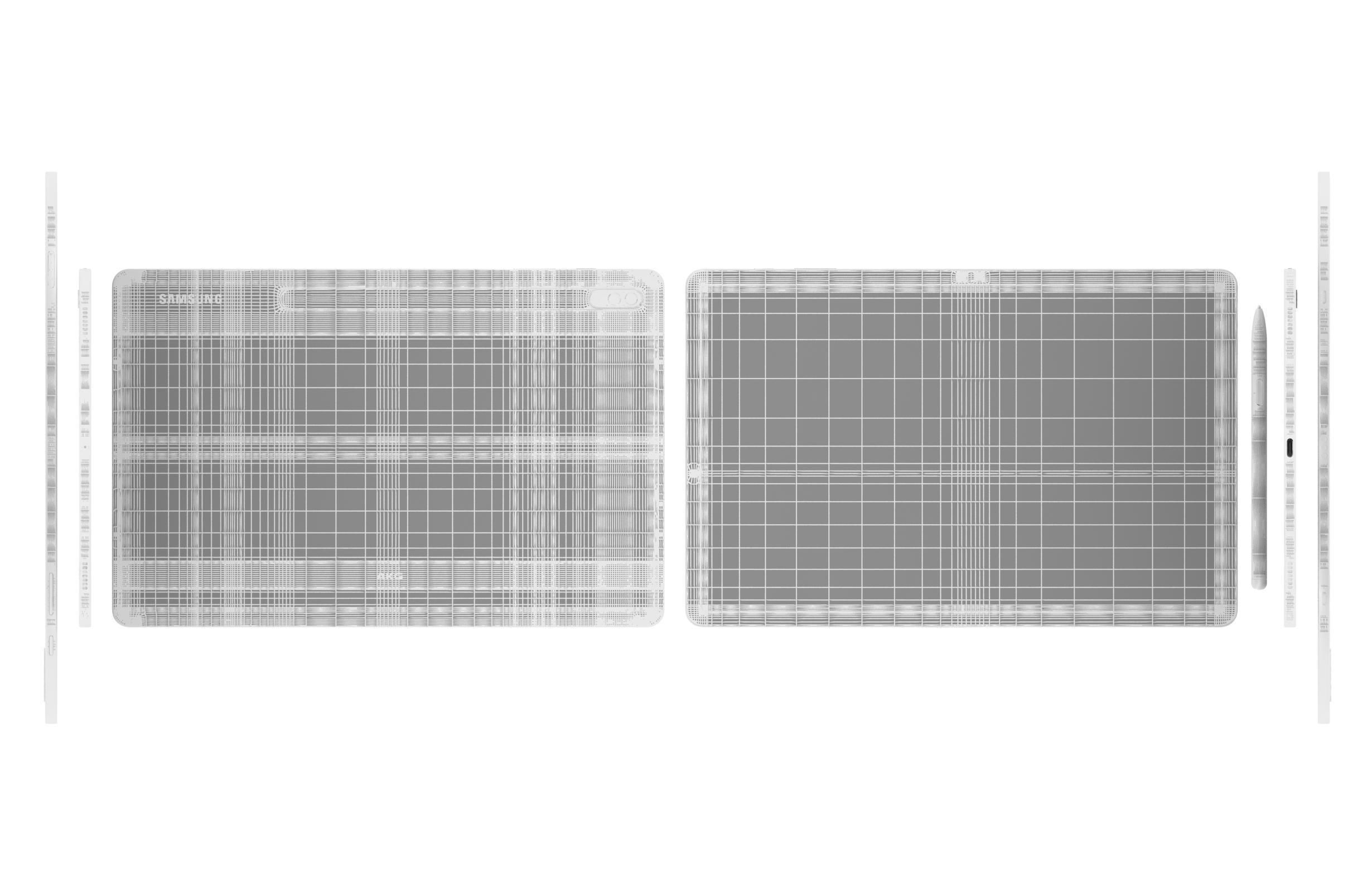 Samsung Galaxy Tab S8 All Colors 3D model_32