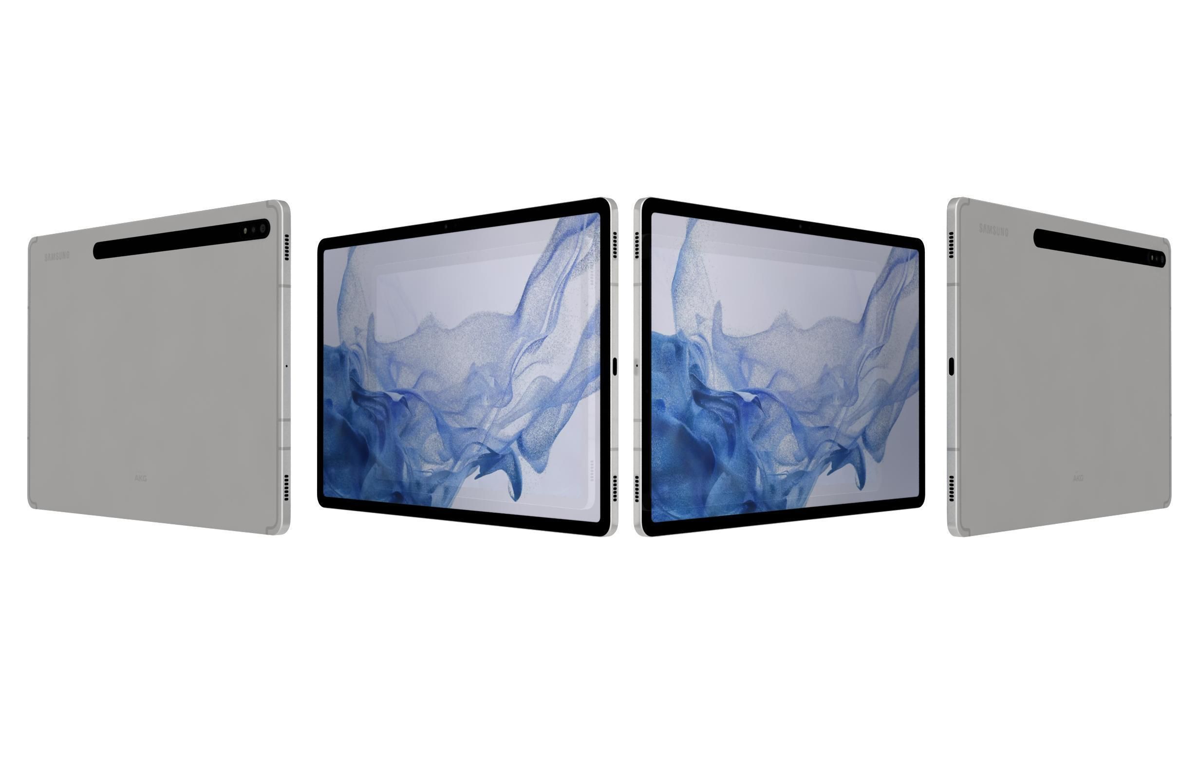 Samsung Galaxy Tab S8 All Colors 3D model_14