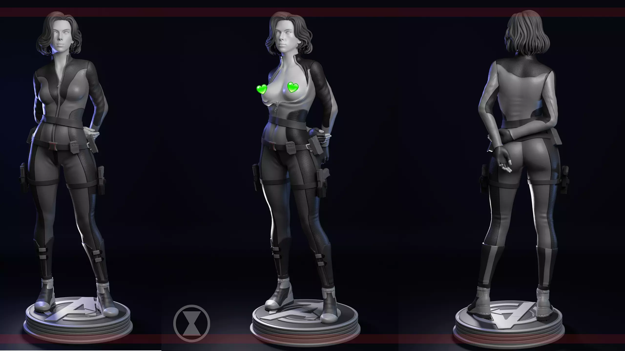 Agent Natasha Romanoff Black Widow 3D print model_0