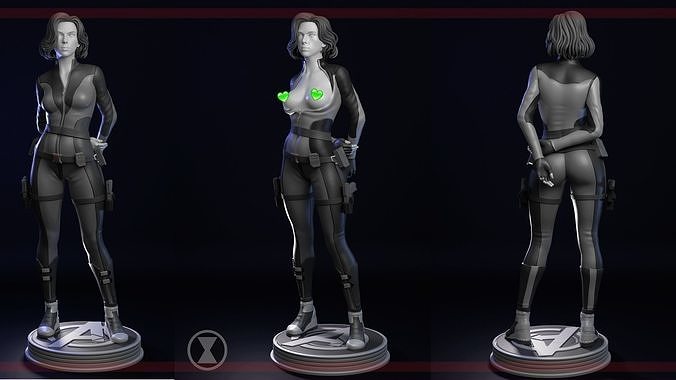 Agent Natasha Romanoff Black Widow 3D print model
