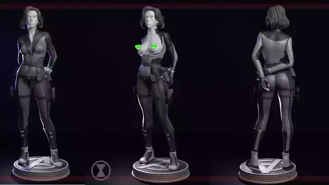 Agent Natasha Romanoff Black Widow 3D print model