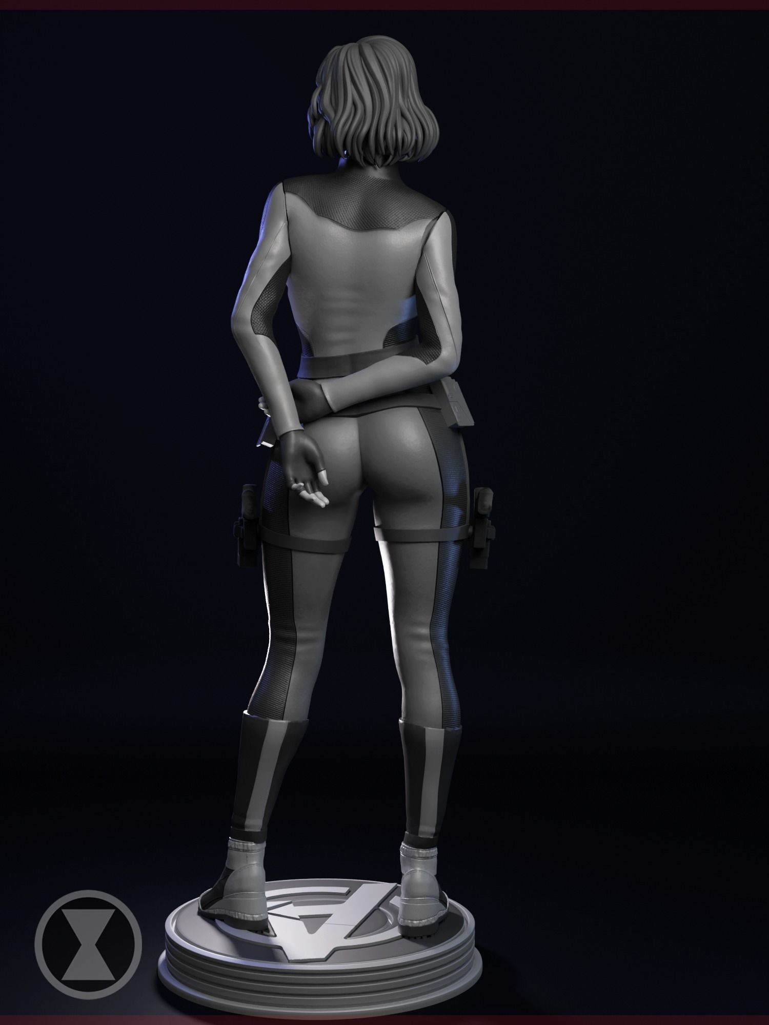 Agent Natasha Romanoff Black Widow 3D print model_5