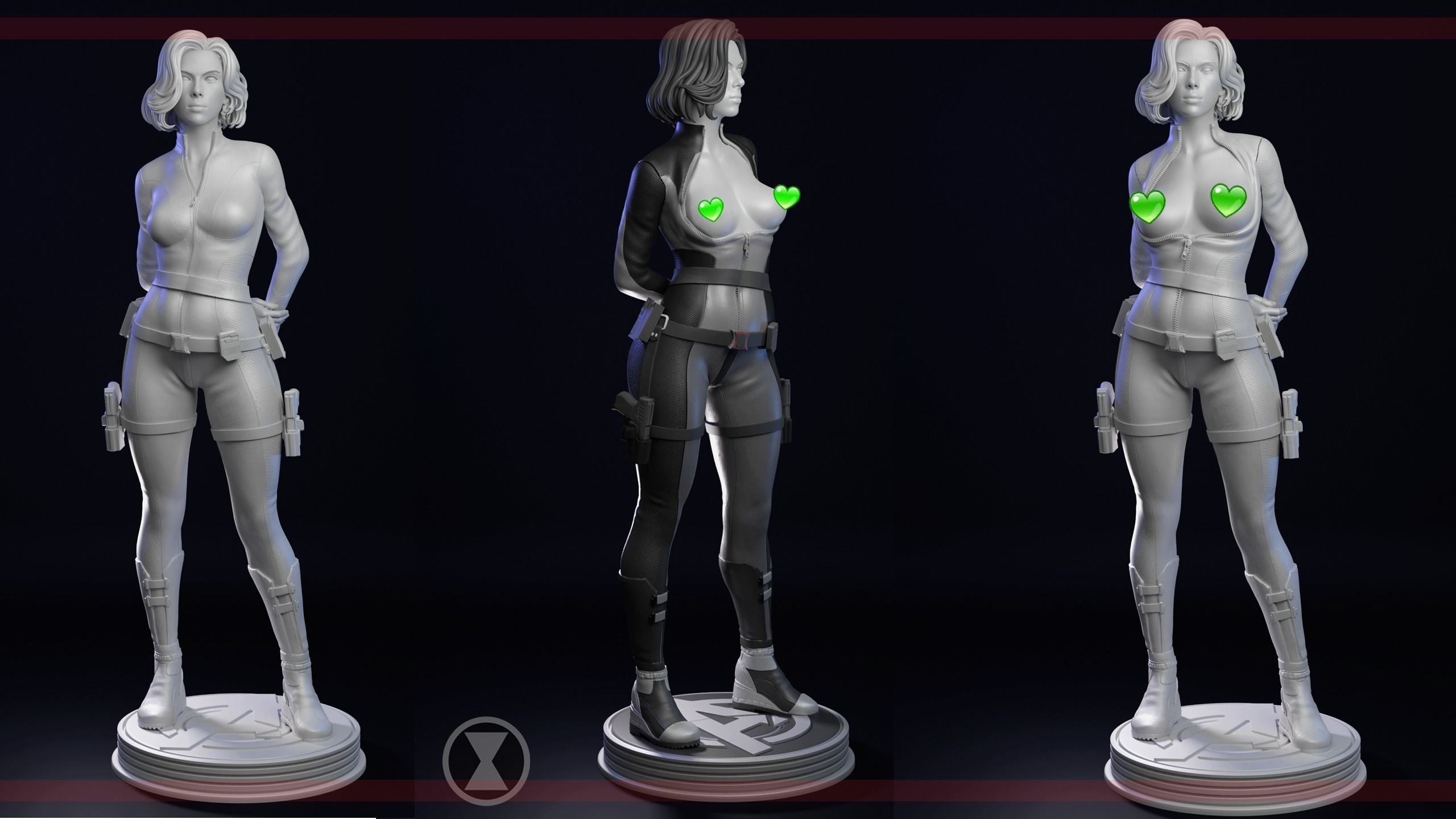 Agent Natasha Romanoff Black Widow 3D print model_8