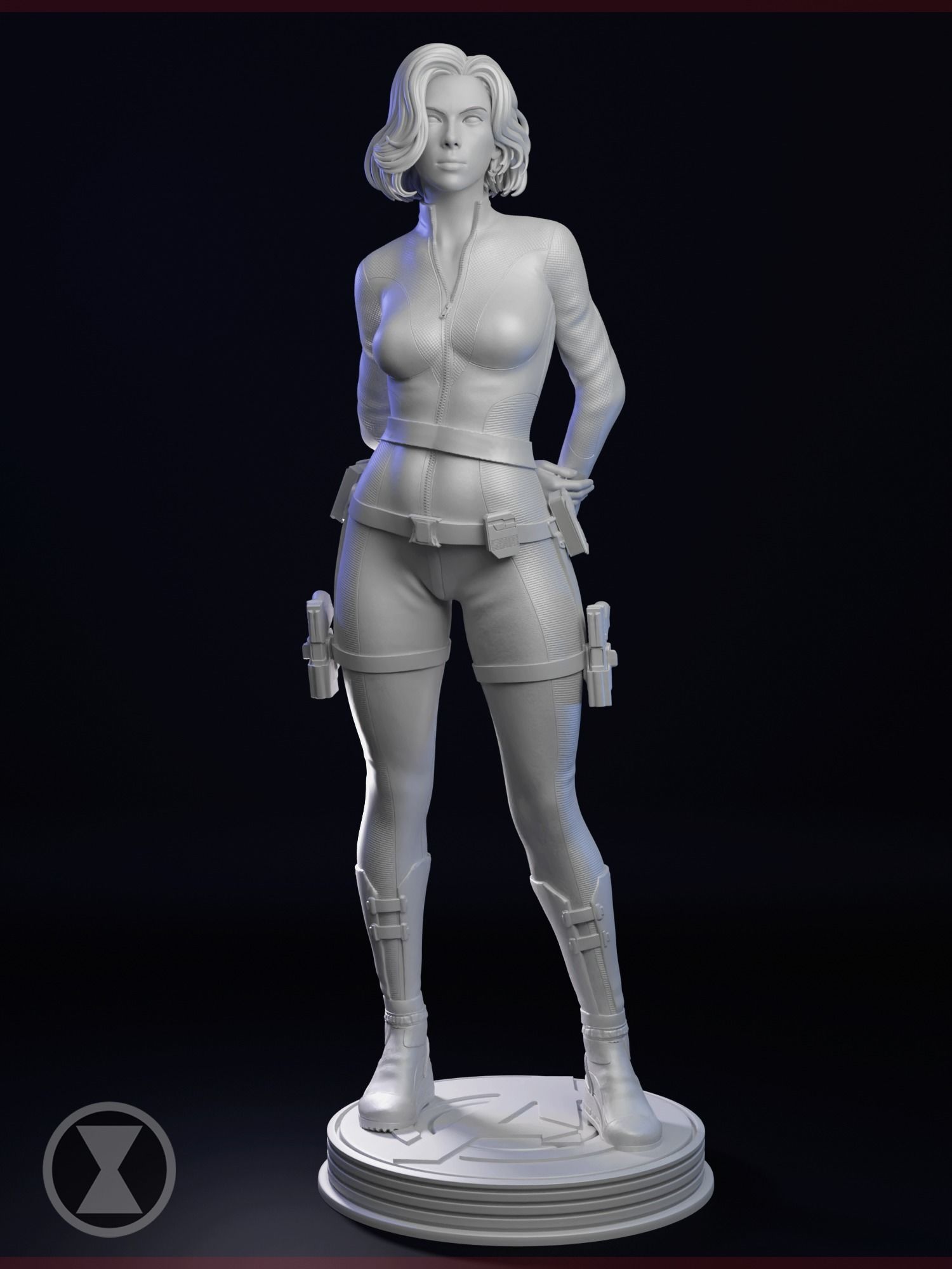 Agent Natasha Romanoff Black Widow 3D print model_2