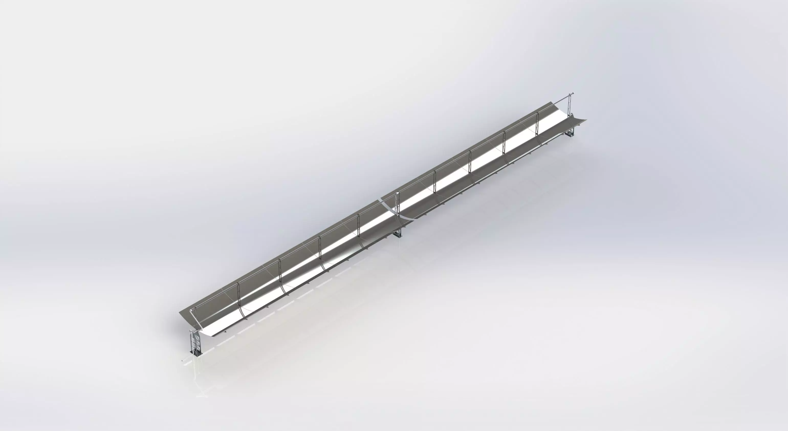 Solar Concentrator 3D model_0