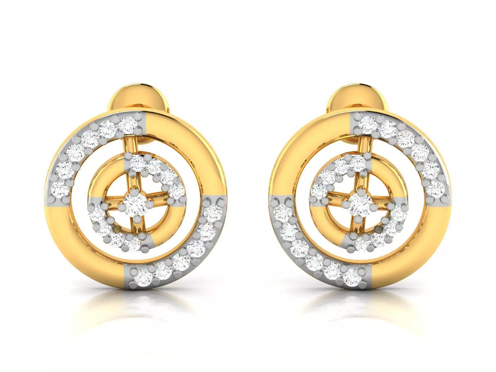 Women Diamond Earring 3D print model