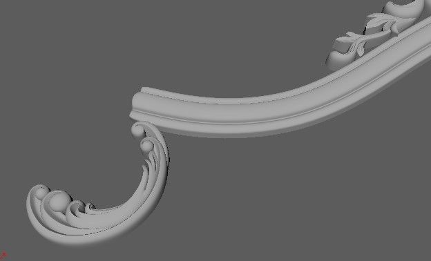 the crown is perfect for a sofa or bed 3D model_4