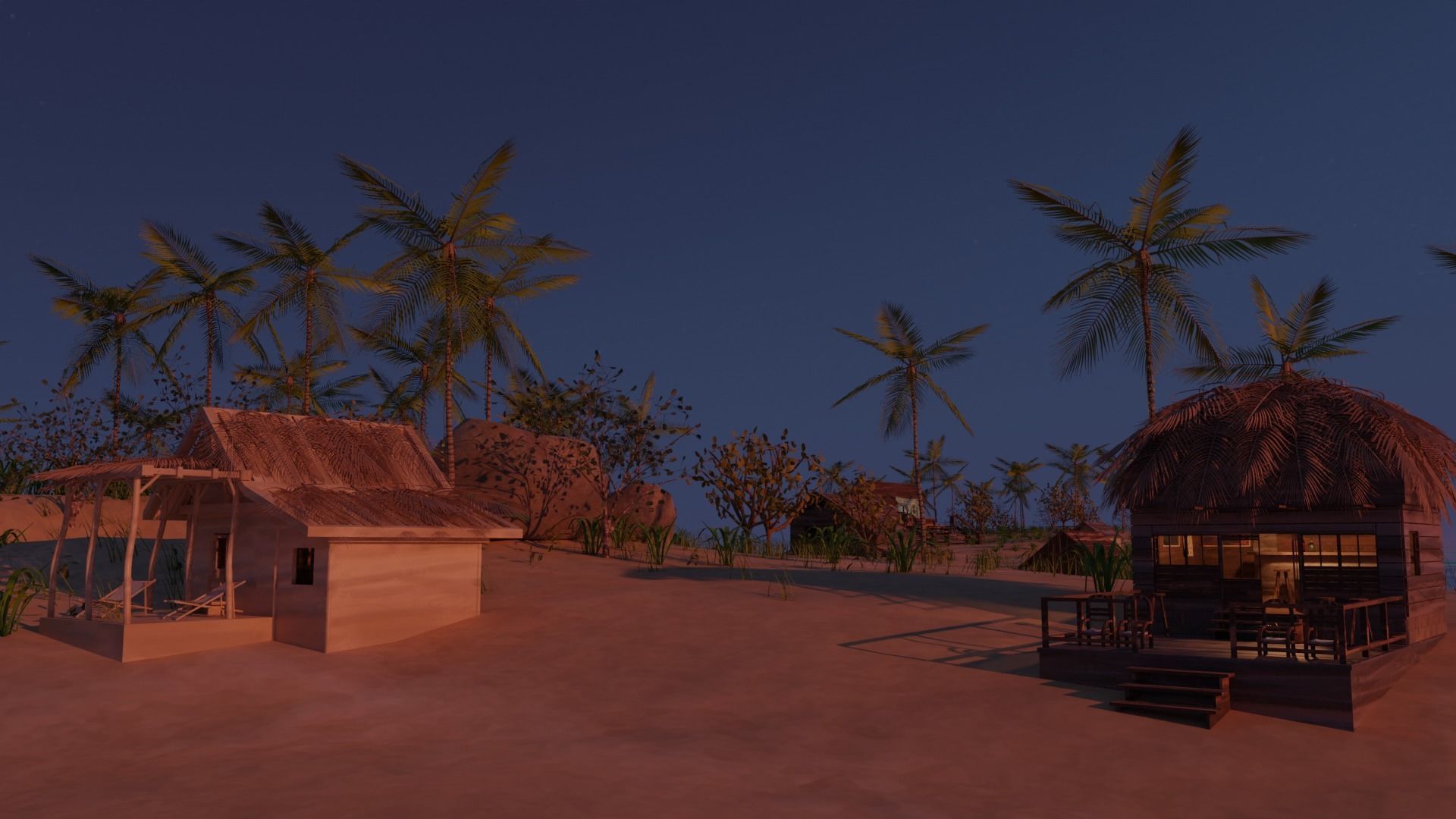 Urban beach and nature areas 3D Model Collection_13