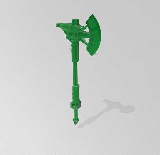 Bionicle Inspired Air Axe 3D Printable Model 3D print model