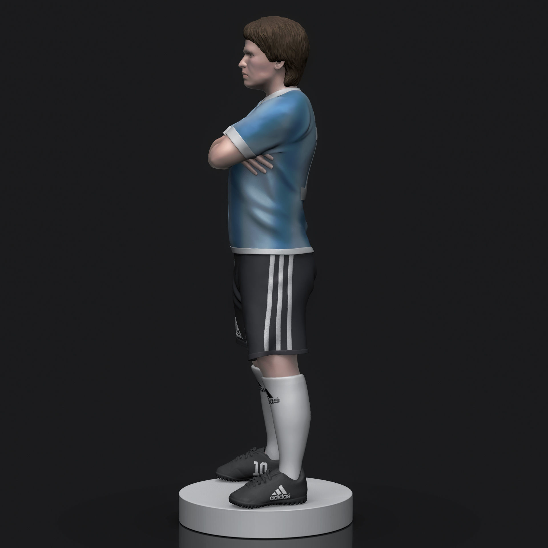 Diego Maradona 3D Printable  3D print model_7