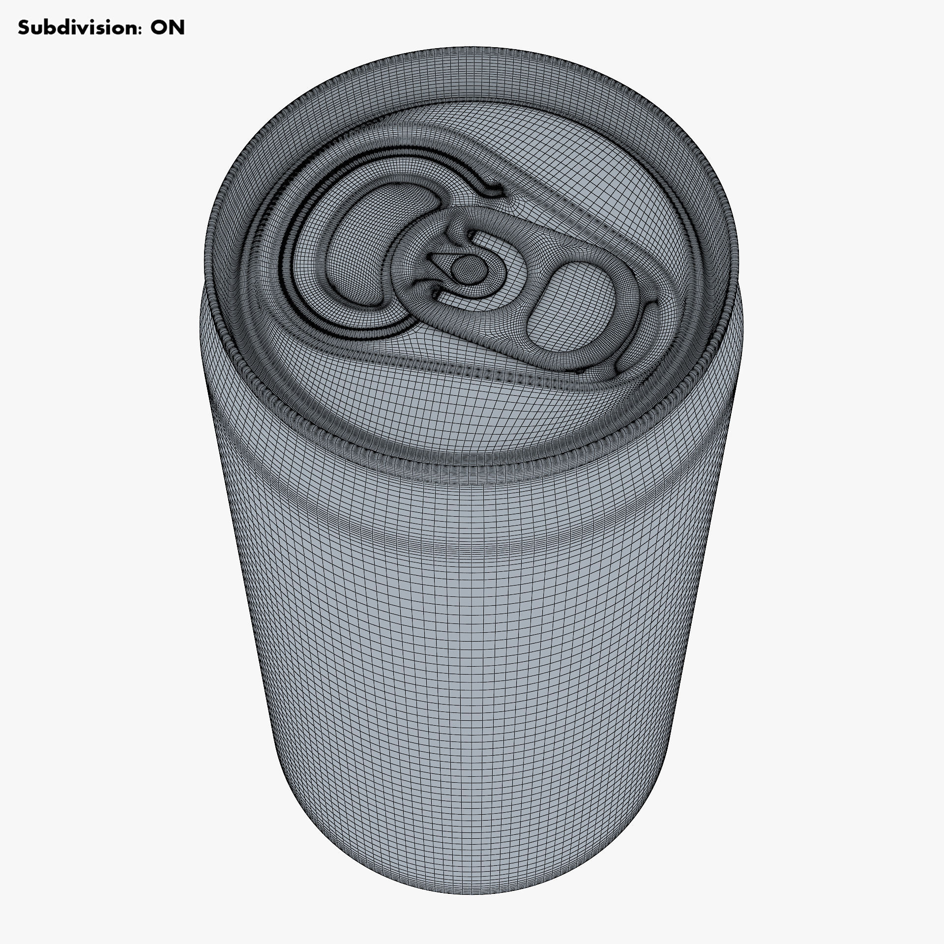 Aluminum Sleek Can 250ml v 1 3D model_12